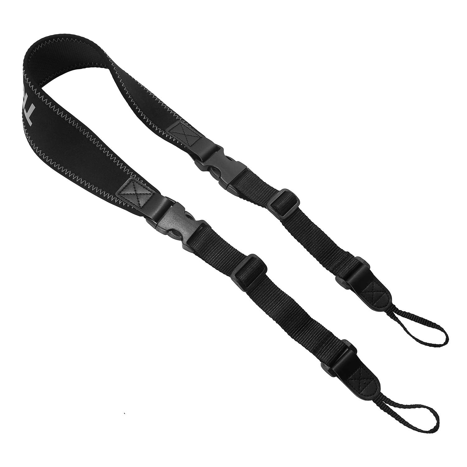 Eyeskey Troscas Super Comfort Neoprene Optic Straps Loop Connectors Field Repair Buckle Lightweight Adjustable Length Neck Straps For Binoculars Cameras (Type 1)
