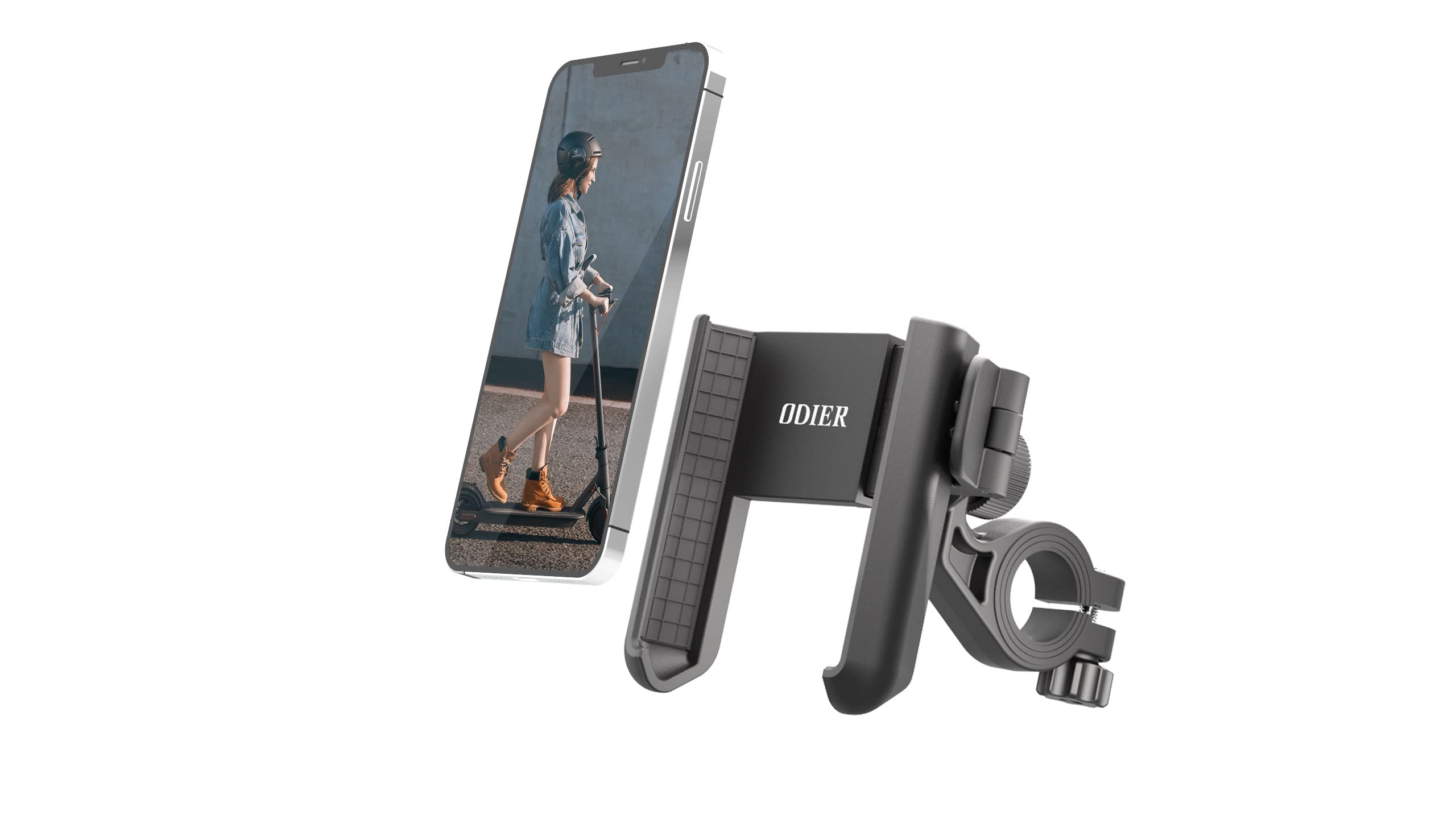 Bdc-Home M365 Pro Scooter Phone Mount, Segway Ninebot Adjustable Handlebar Phone Holder, Fits All Iphone'S, Samsung Galary,Iphone 12 Pro Max,13 Pro,11,X, All Cellphone 3.5-7Inches, 360° Rotation