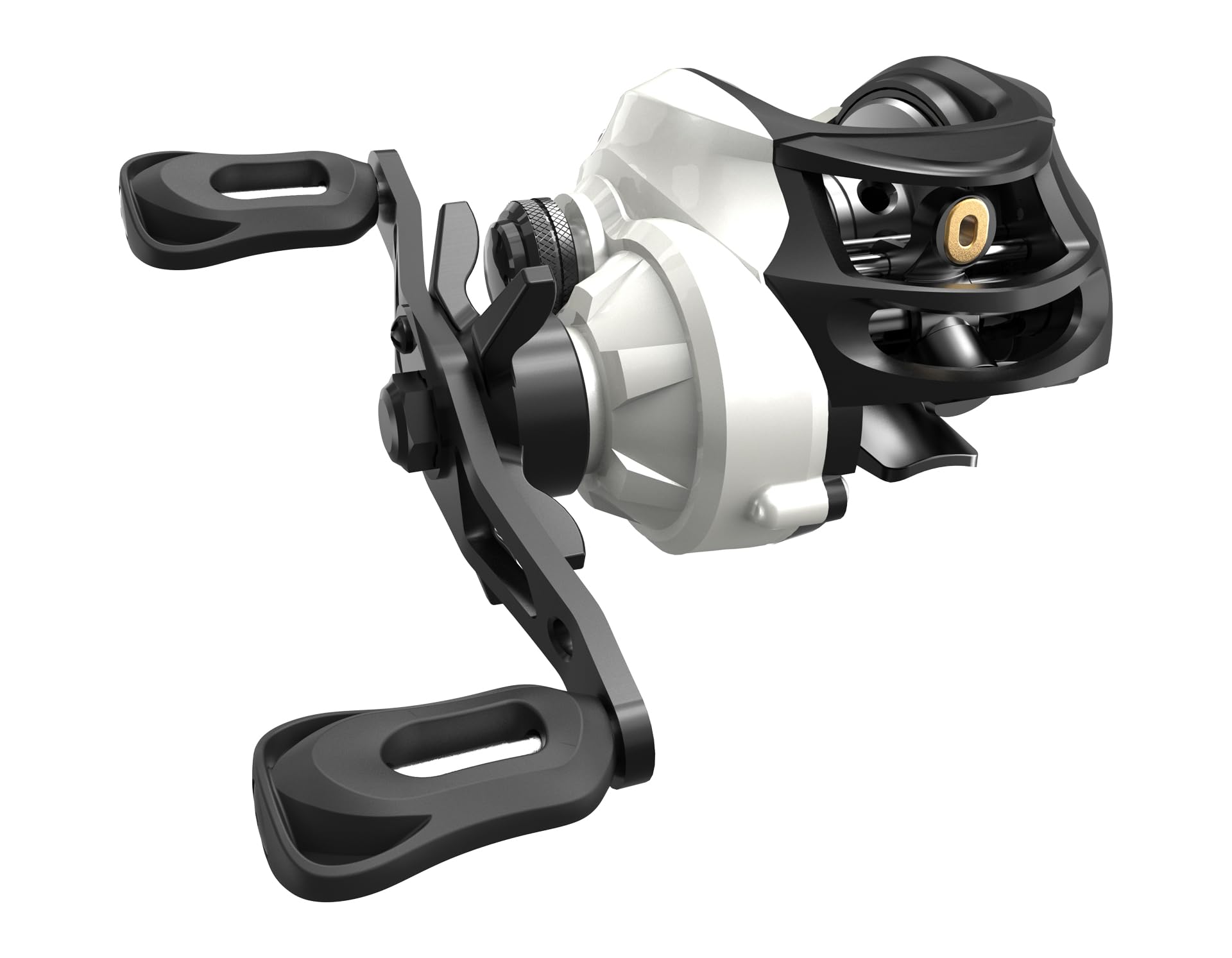 Fishdrops Luna Baitcasting Reels Lightweight & Smooth Design, 12.12 Lb Max Drag, Classic Gear Ratio 6.3:1 Low Profile Bait Caster, Anti-Corrosion Baitcasting Fishing Reels
