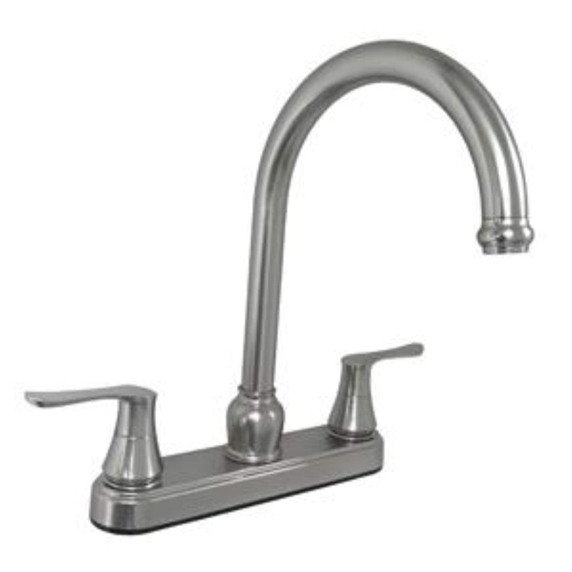 Empire Brass U-Ynn800Gsn-Dh3-25Mm Non-Metallic Kitchen Faucet With Saber Handles And Gooseneck Spout,1 Pack