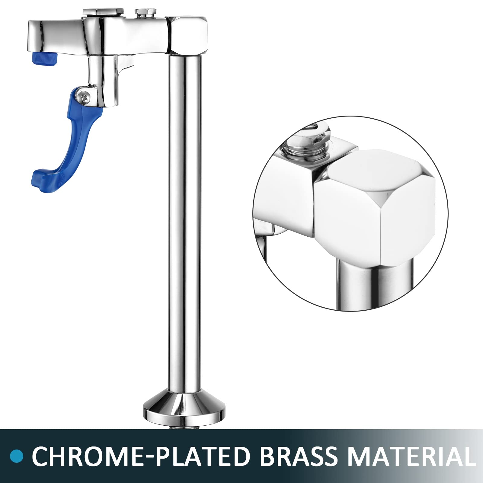 Favorpo Glass Filler 10 Inches Deck Mount Faucet Glass Filling Station Water Station For Restaurants Kitchen Bar G1/2" Male With 3 Connector Adapter Brass Structure