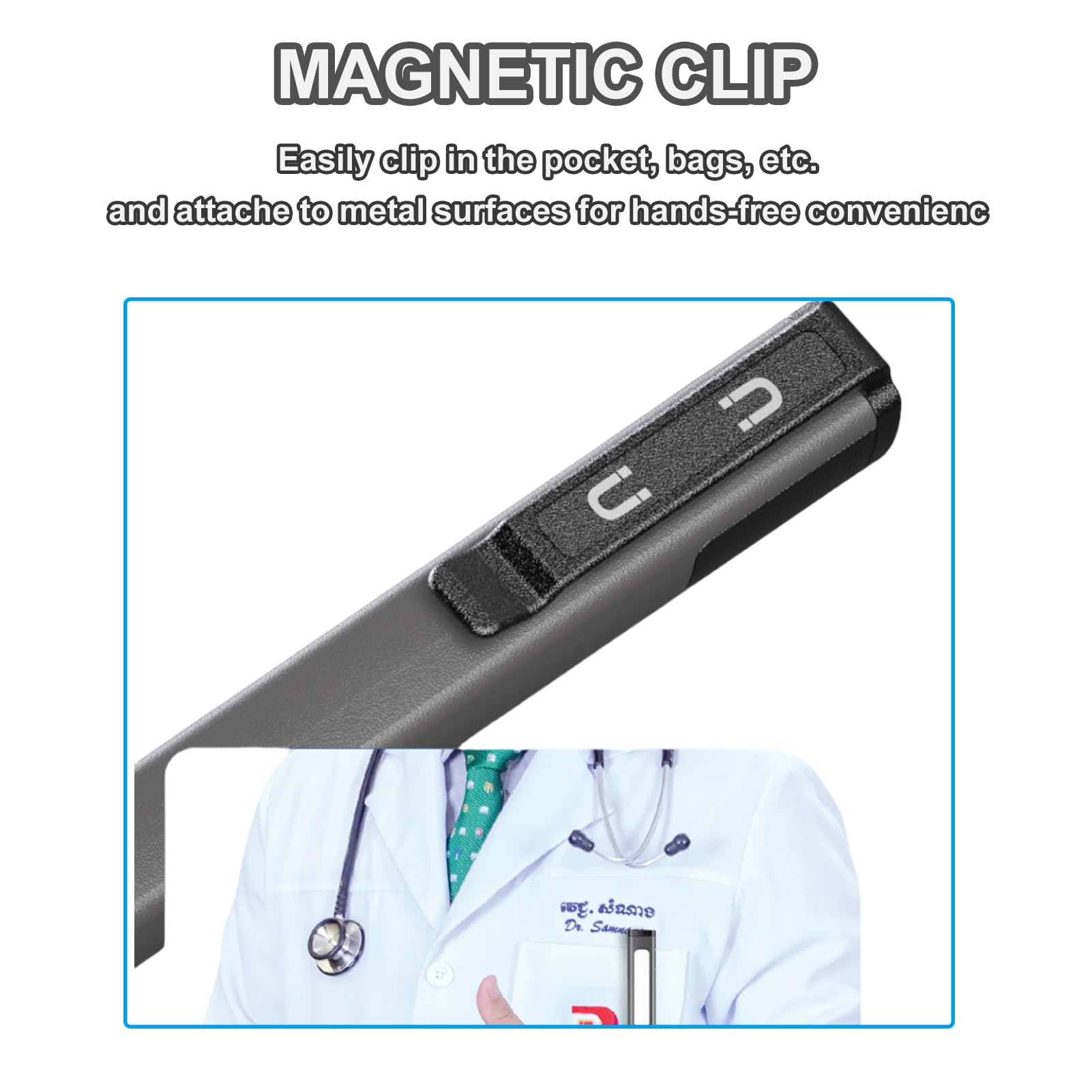 Bufccy Small Rechargeable Pen Flashlights With Cob Work Light, Portable Led Pocket Flashlight 1000 Lumens Bright Flashlights For Home, Car, Emergencies, With Usb-C Charge, 6 Light Modes, Lcd Display (Green)