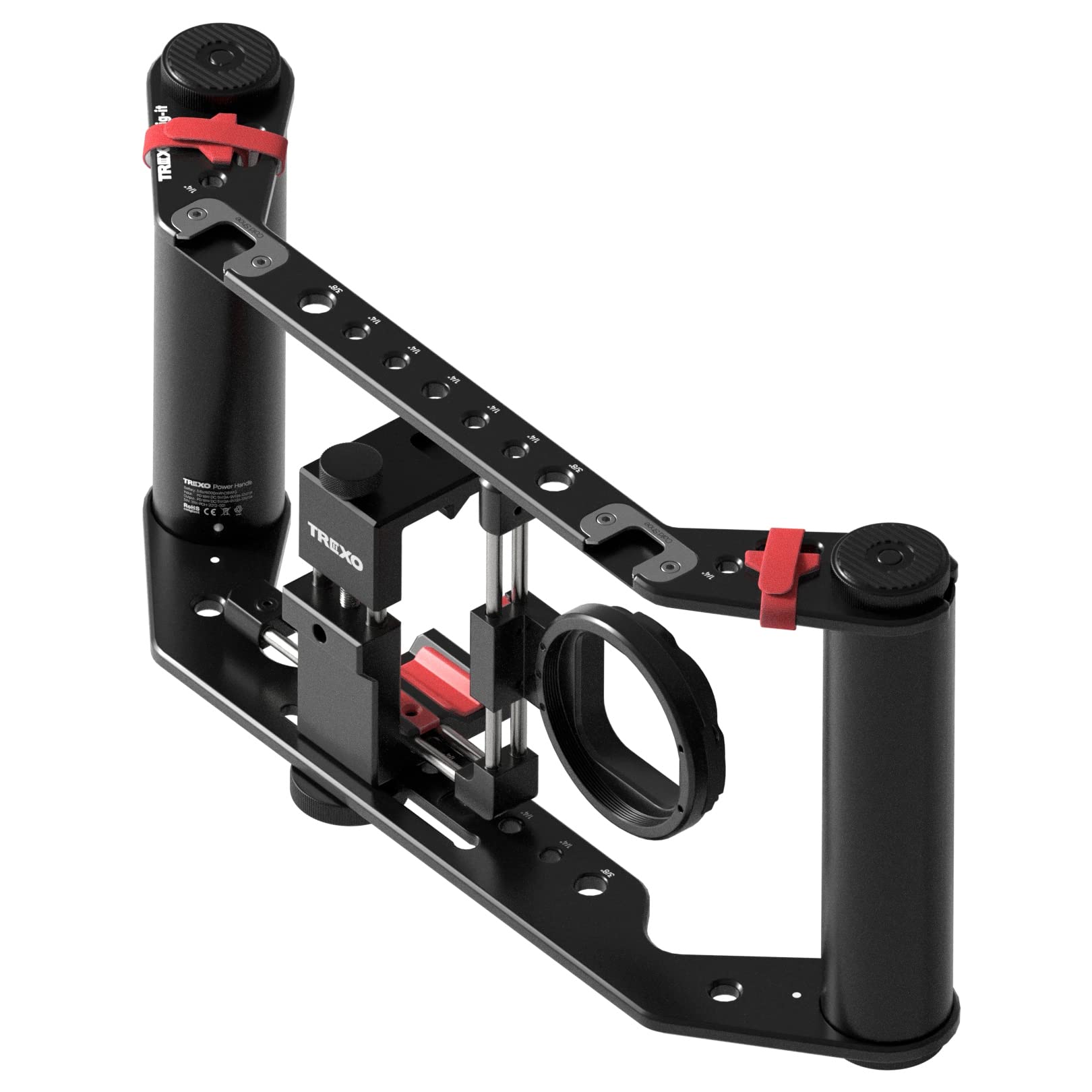 Trexo Rig-It Ultimate Smartphone & Camera Video Rig With Stabilizer Handle – Tripod Mount, Video Grip, Phone Stabilizer For Filmmakers, Content Creators, Vloggers, And Videographers