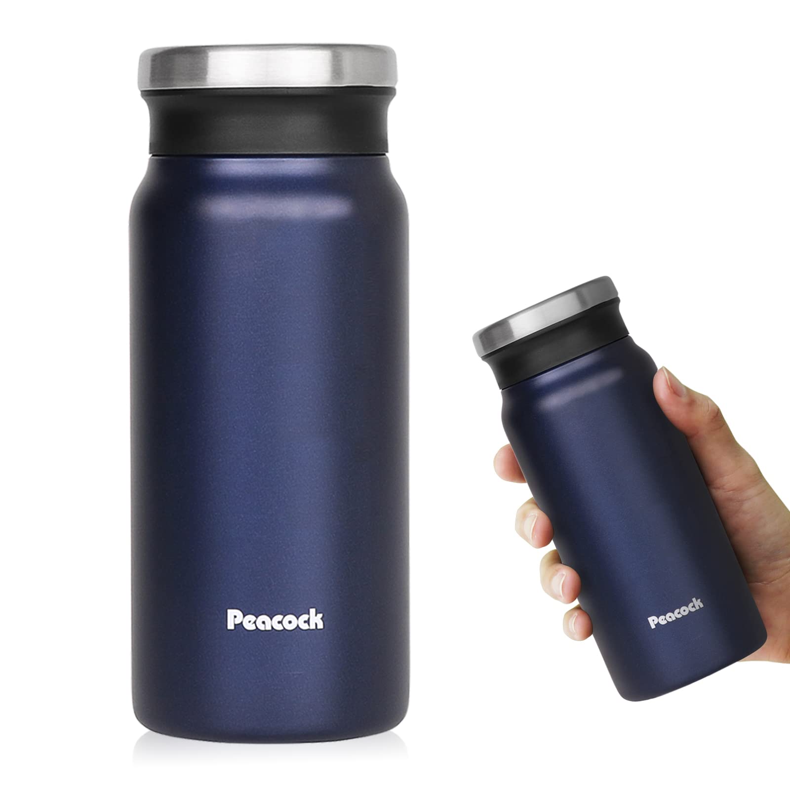 Portable 14Oz Coffee Thermos Travel Coffee Tumbler Stainless Steel Insulated Vacuum Bottle