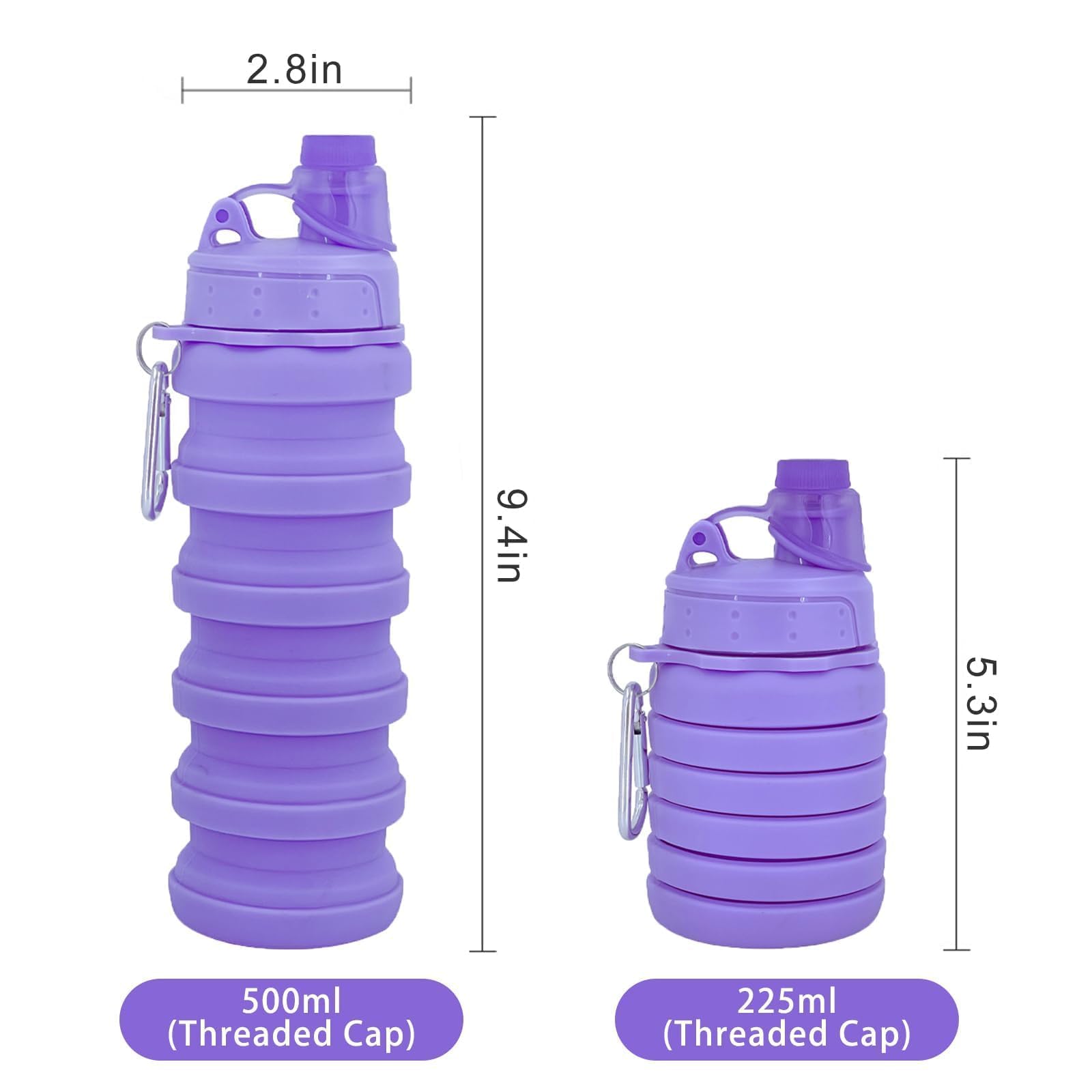 Collapsible Water Bottles Travel Water Bottle Sports Portable Sport Water Bottle Reusable