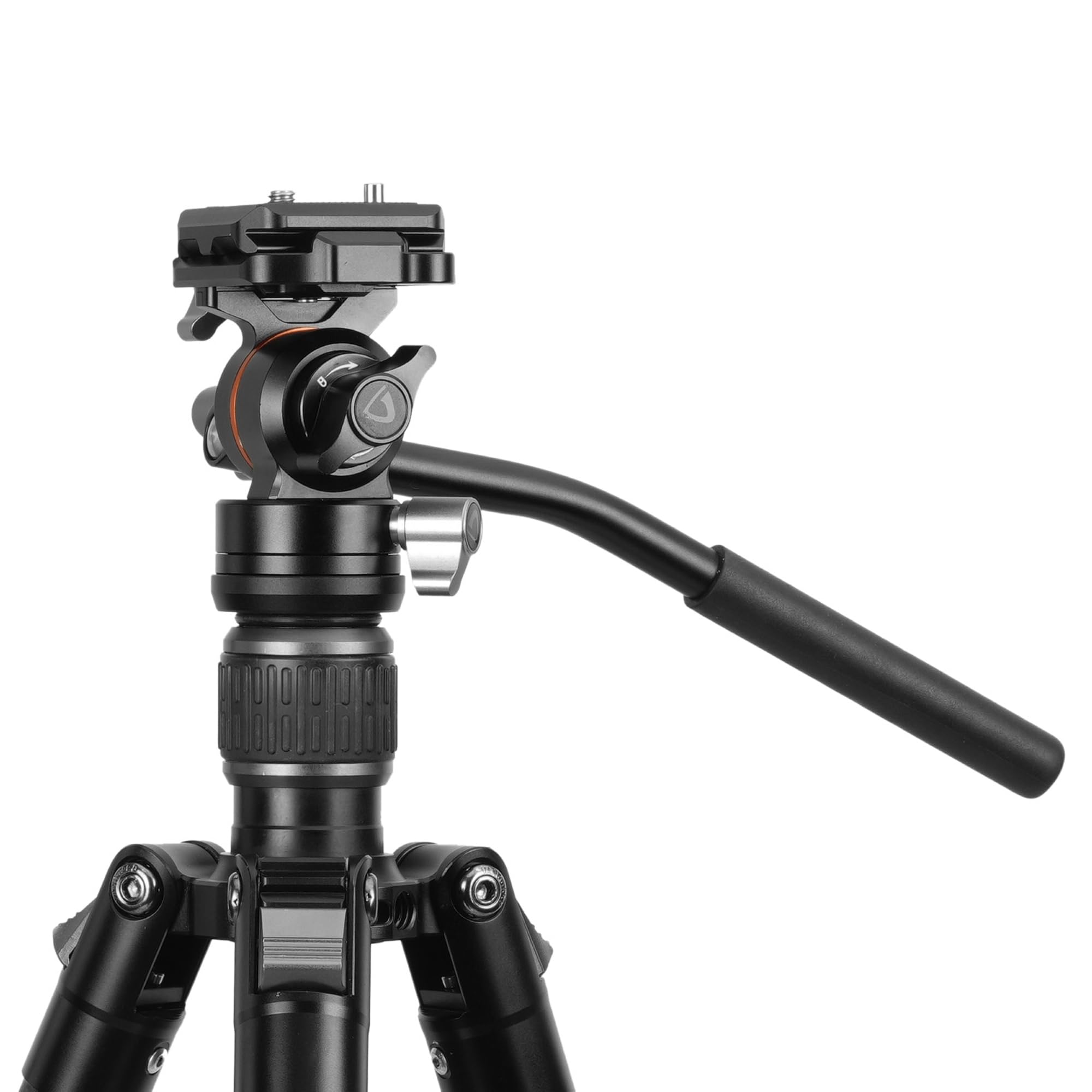 Vanguard Vesta Go 264Cv12 Carbon Fiber Travel Tripod With Ultra-Compact Veo Pv-12 Counterbalancing Spring Assist Video Head