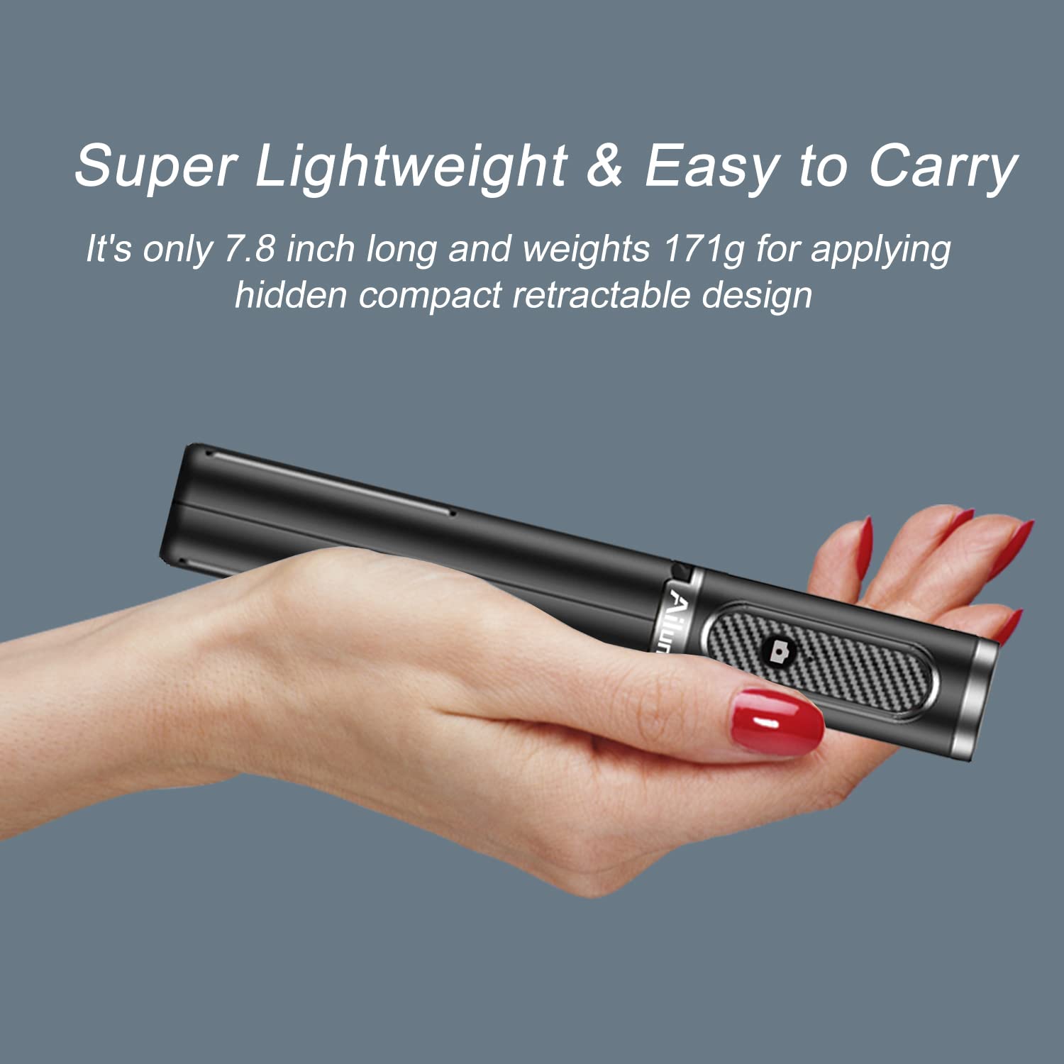 Ailun Selfie Stick Tripod,Extendable Aluminum,3 In 1,Bluetooth Wireless Remote And 360 Rotation Stand For Iphone 16/15/14/13/12/11/11 Pro/Xs Max/Xs/Xr/X/8/7 And More Smartphones