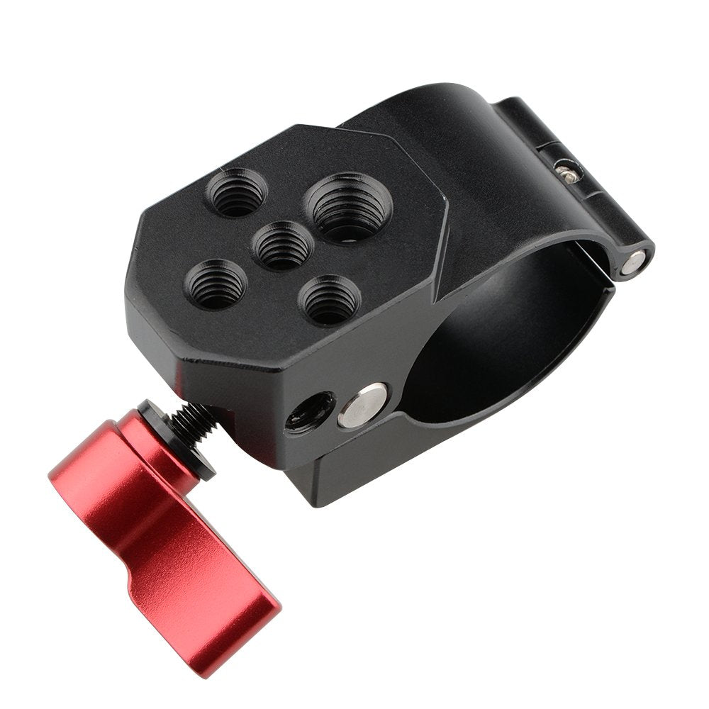 Camvate 30Mm Monitor Mount Rod Clamp For Ronin-M Gimbal Stabilizer (Red) - 1552