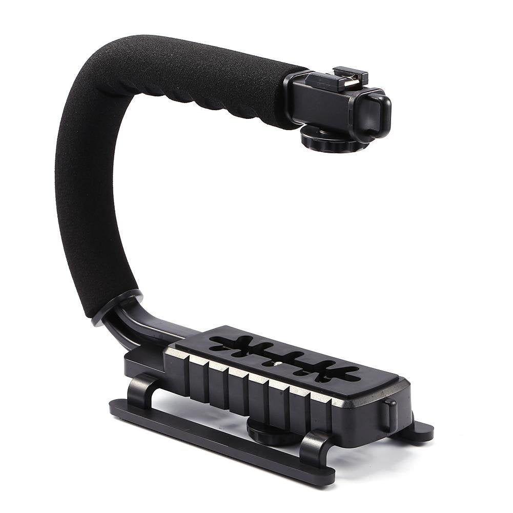 Zerone Camera Video Stabilizer, Portable C-Shape Video Bracket Handle Stabilizer Grip Holder Antiskid For Slr Dv Camera Camcorder