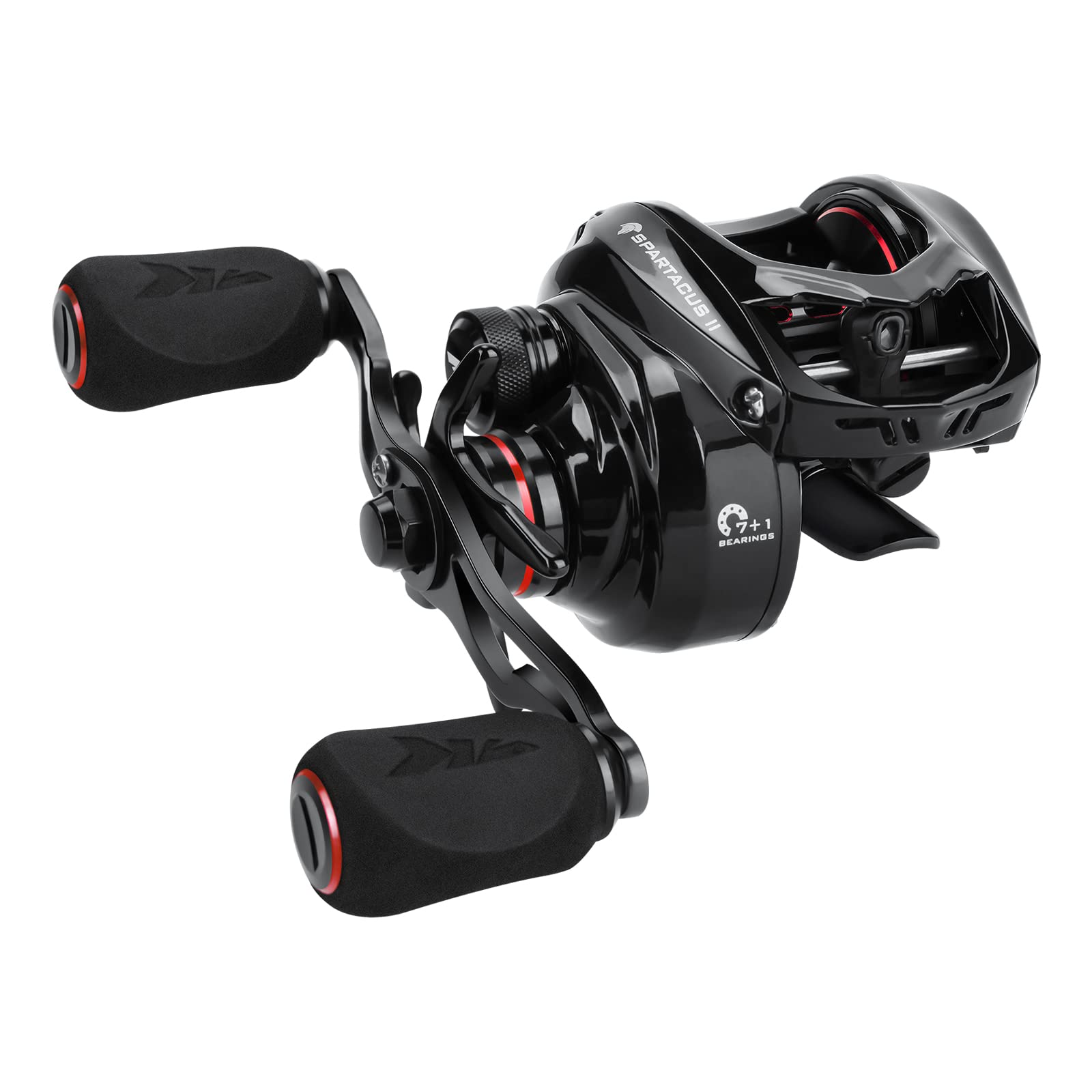 Kastking Spartacus Ii Baitcasting Fishing Reel, 6Oz Ultralight Baitcaster Reel, Super Smooth With 17.6 Lb Carbon Fiber Drag, 7.2:1 Gear Ratio, 39Mm Palm Perfect Lower Profile Design