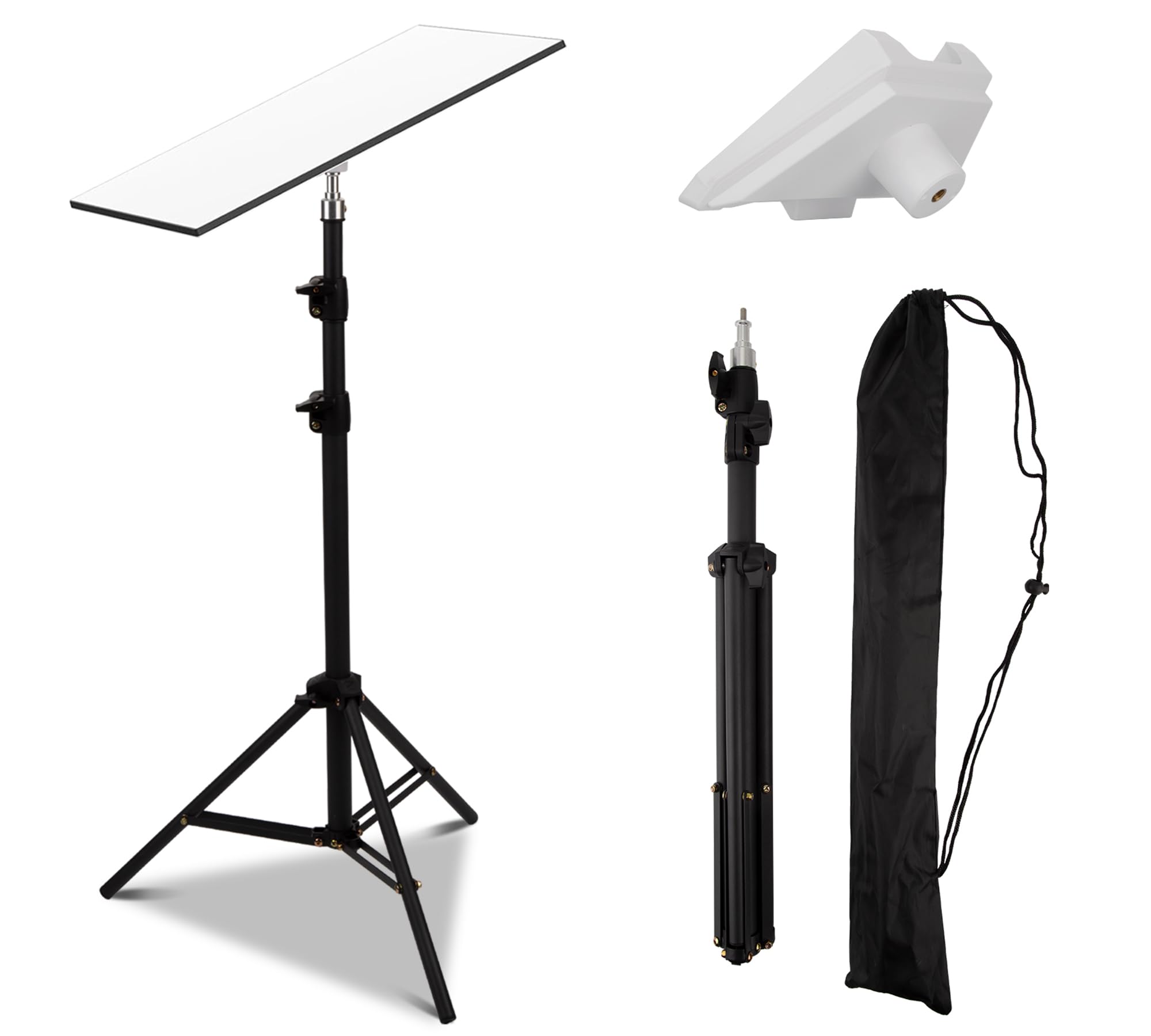 Zeus & Ruta Starlink Mini Tripod Mount With Pipe Adapter, Adjustable Height 23.6-64" And 360° Degree Starlink Mini Tripod Mounting Kit For Yacht/Camper/Outdoor