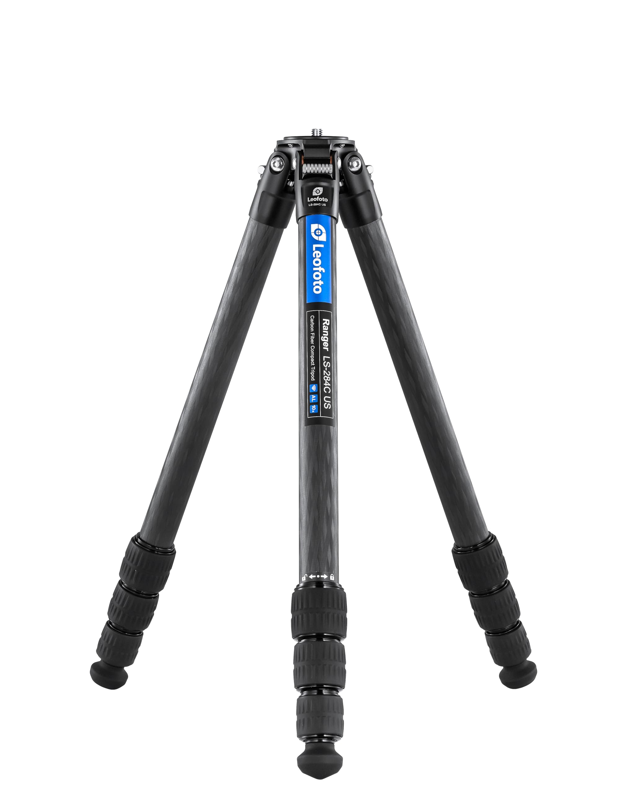 Leofoto Ls-284Cus Travel Tripod, Ranger Series, Carbon Fiber, 4 Leg Sections, Compact And Lightweight, Ball Head Available (Ls-284Cus)