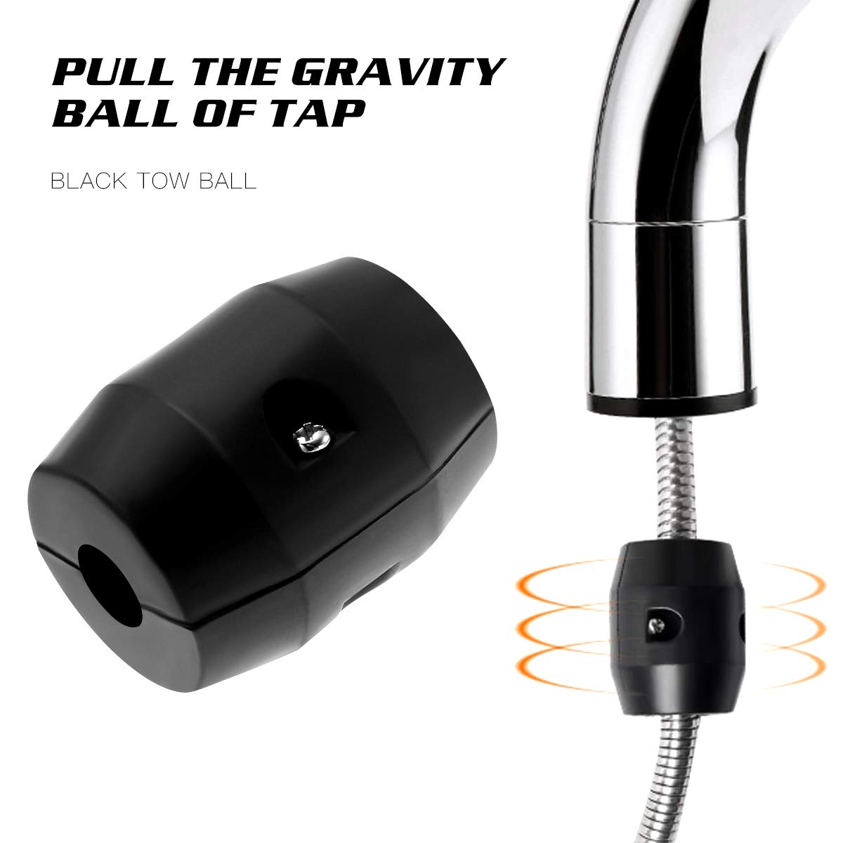 Doitool 1 Pc Hose Weight Kitchen Faucet Basin Sink Pull Out Faucet Weight Replacement Part Faucet Accessory Gravity Ball