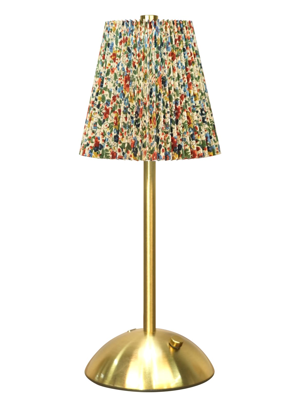 Supbri Cordless Table Lamp Rechargeable,Fabric Shade Bedside Lamp, Dimmable Battery Powered Lamp, 3-Way Night Light For Living Room, Bedroom, Bar(Flower)