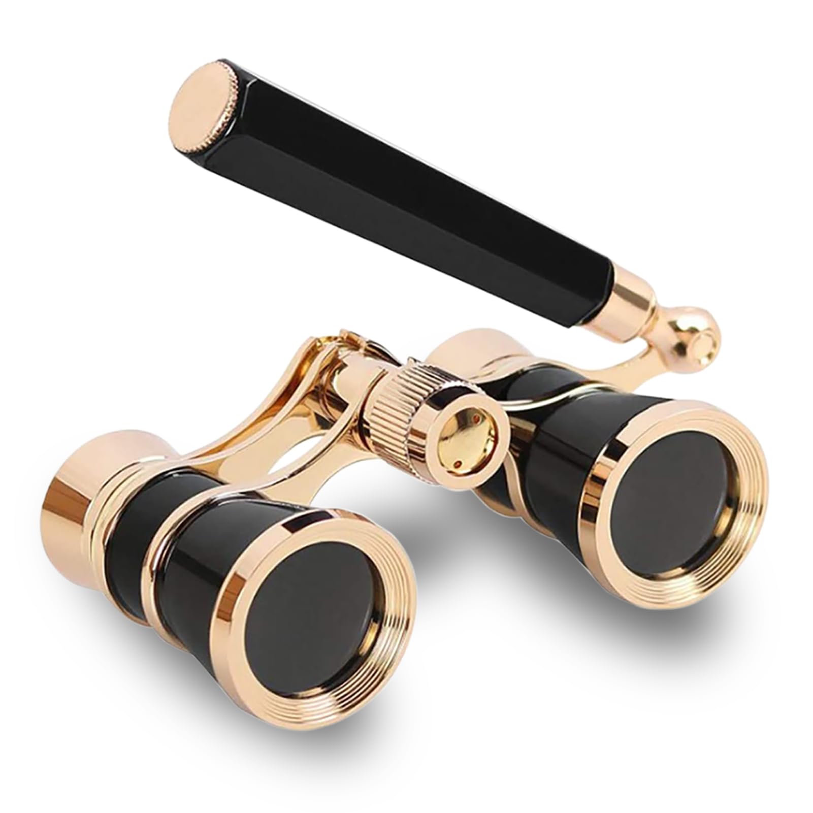 Aiscrofa Opera Glasses,3X25 Theater Binoculars With Foldable And Extendable Handle,Mini Binocular Compact Lightweight,Portable Theater Glasses For Adults Kids Women In Musical Concert