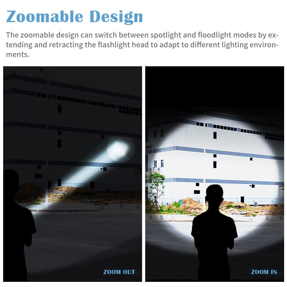 Beike Flashlight 2 Pack, Flash Light High Lumens, Small Flashlights Powerful, Super Bright Led Flashlight, Handheld Flashlights For Home, Camping, Emergency, Power Outages, Travel