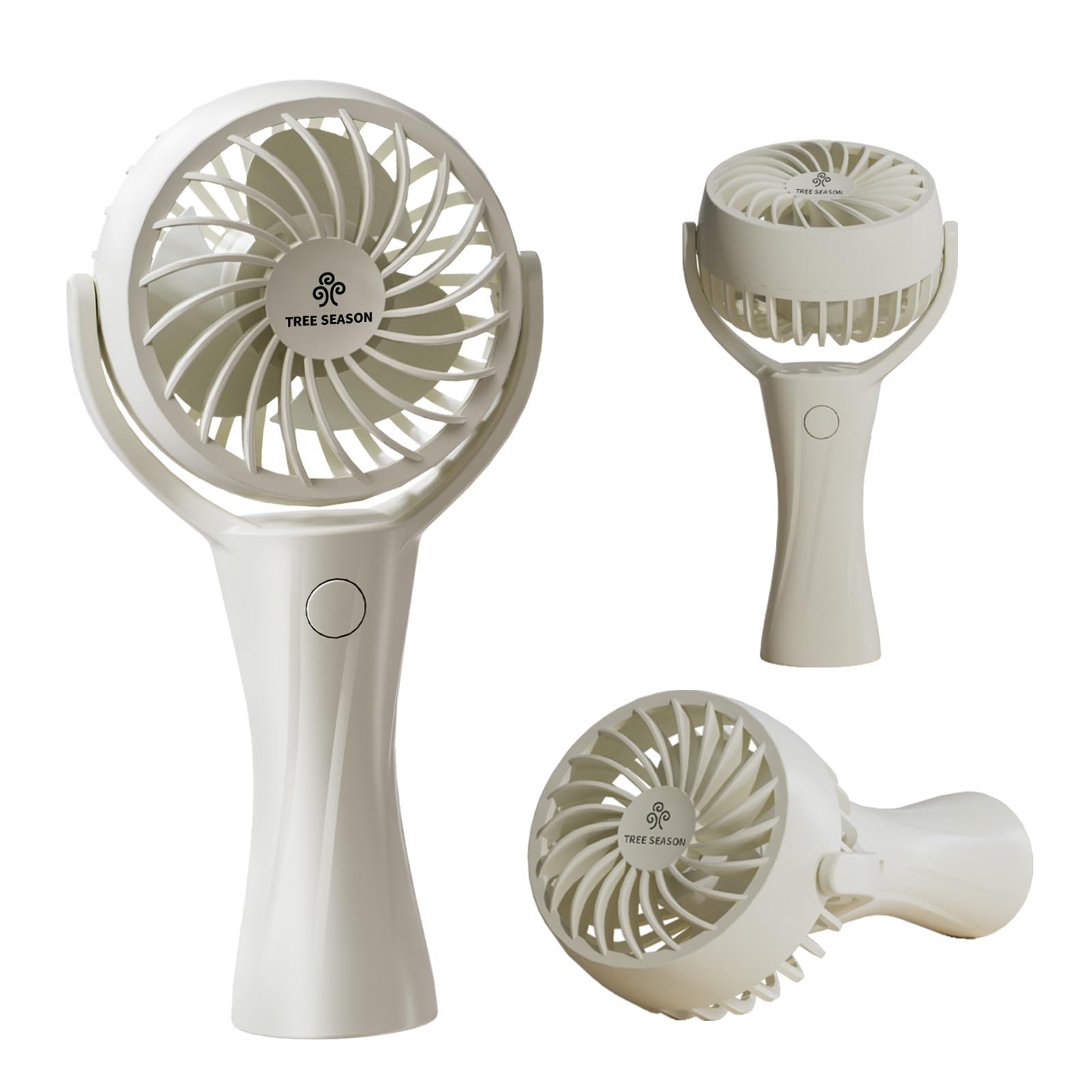 Tree Season Portable Handheld Fan,Usb Rechargeable Personal Fan,Handheld Mini Fan, 360° Rotation - Koospark