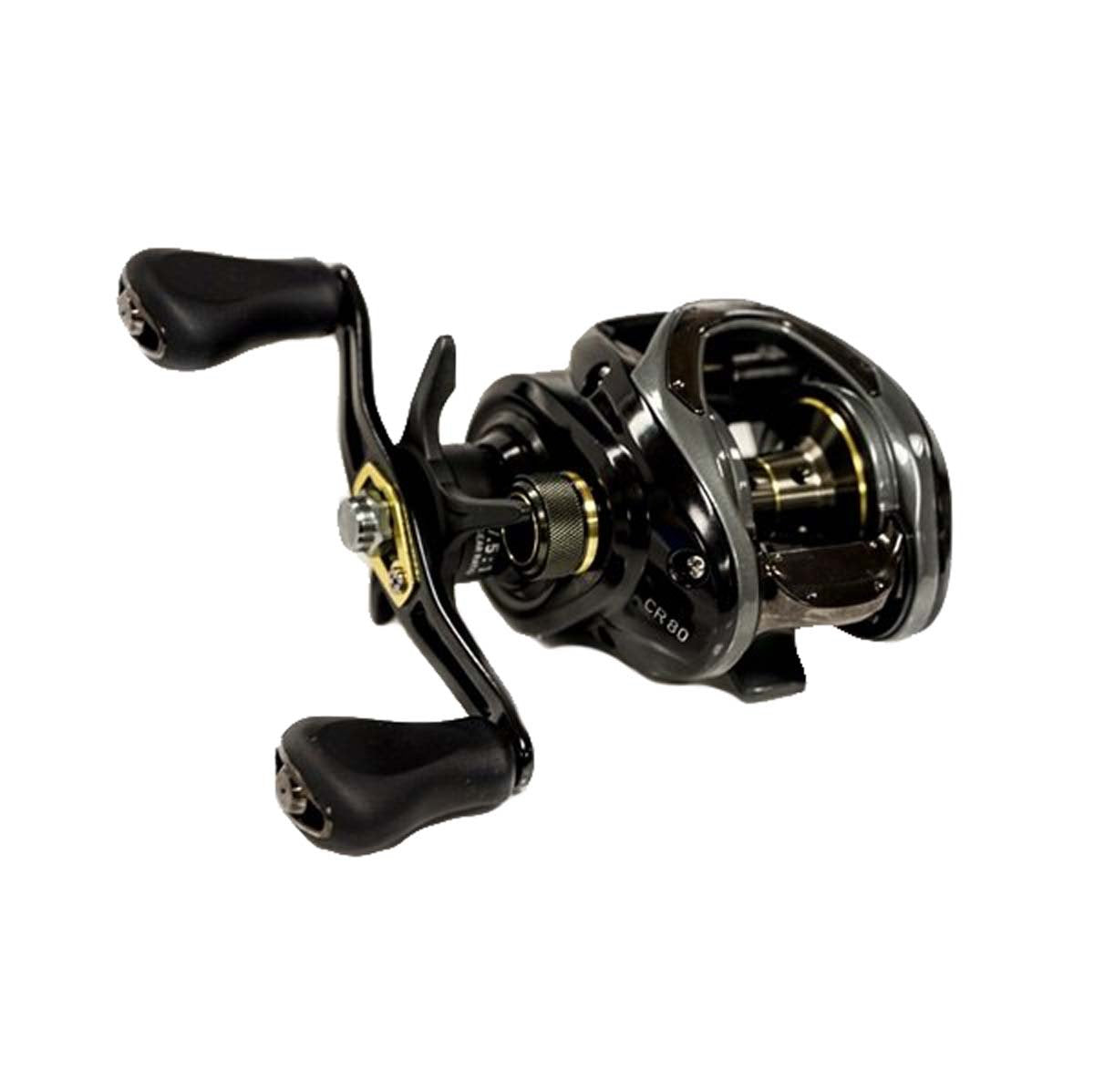 Daiwa Daiwa, Cr80 Casting Reel, 7.5:1 Gear Ratio, 7Bb, 1Rb Bearings, 15 Lb Max Drag, Left Hand-Cr80Hsl Black