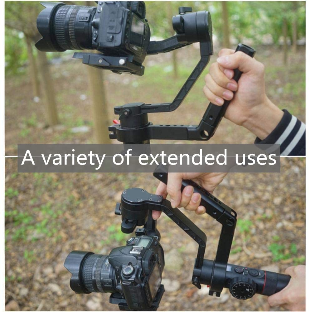 Yoidesu Neck Ring Mounting Handheld Camera Stabilizer Accessories Extension Handle Connect,Inverted Handle Sling Grip For Zhiyun Crane 2 Feiyu Ak2000