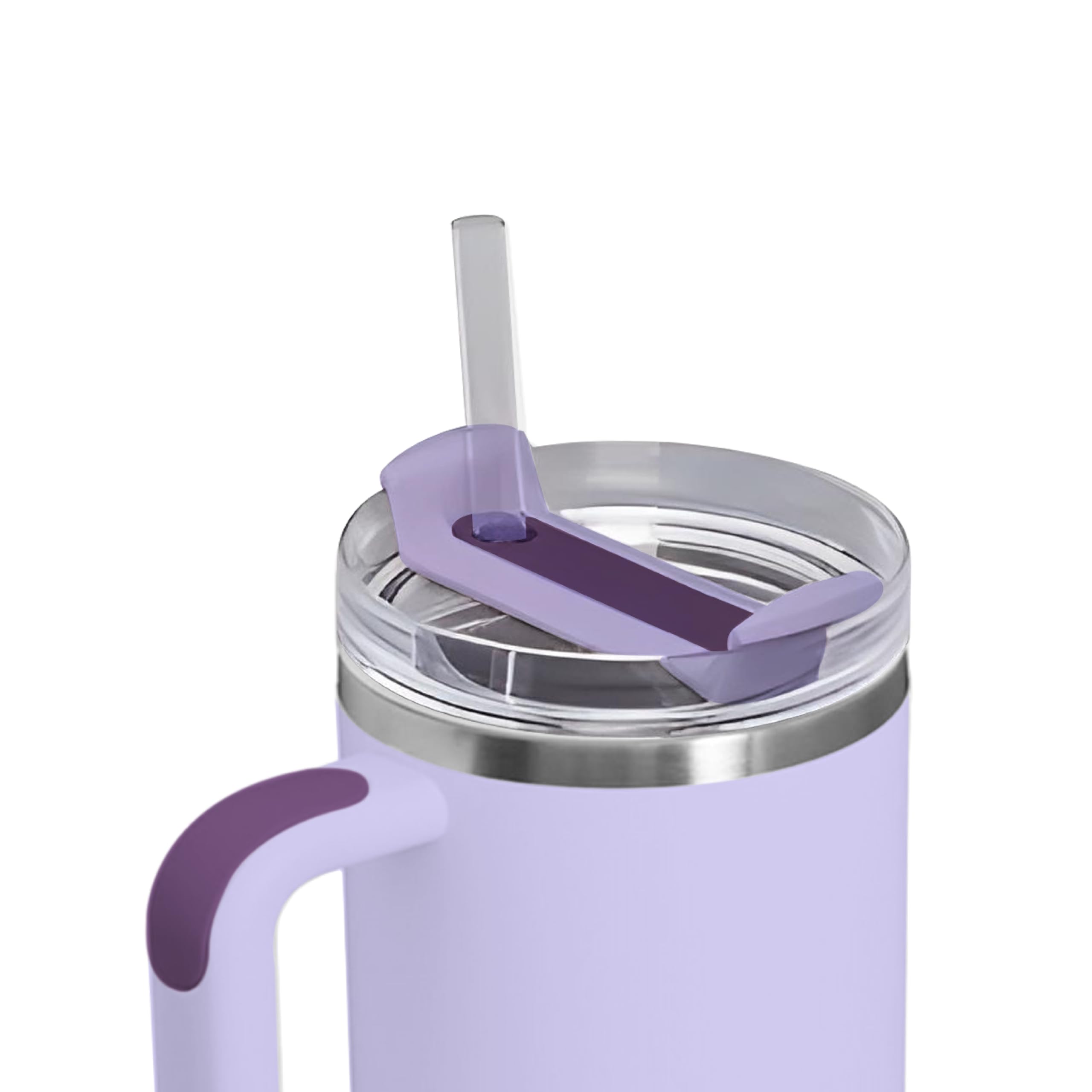 40Oz Tumbler With Handle And Straw, H2.0 Flowstate Double Wall Vacuum Reusable Stainless Steel