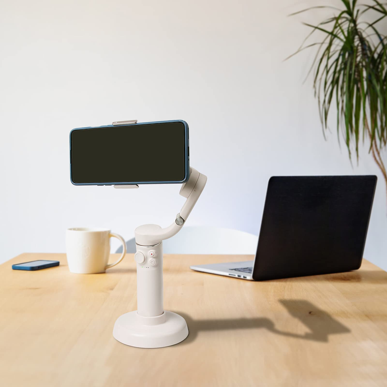 Wansupyin  Plastic Gimbal Fixed Holder Desktop Base Anti-Slip Pad For Dji Om5 Stabilizer Mobile Phone