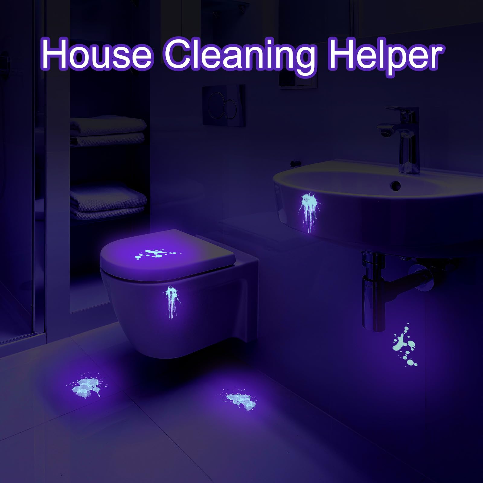 Cosoos 4 Pack Blacklight Flashlights, 395Nm Uv Handheld Black Light Flashlight, 12Led Mini Portable Pet Urine Detector For Dog Cat Urine, Scorpions, Dry Stains, Bed Bugs