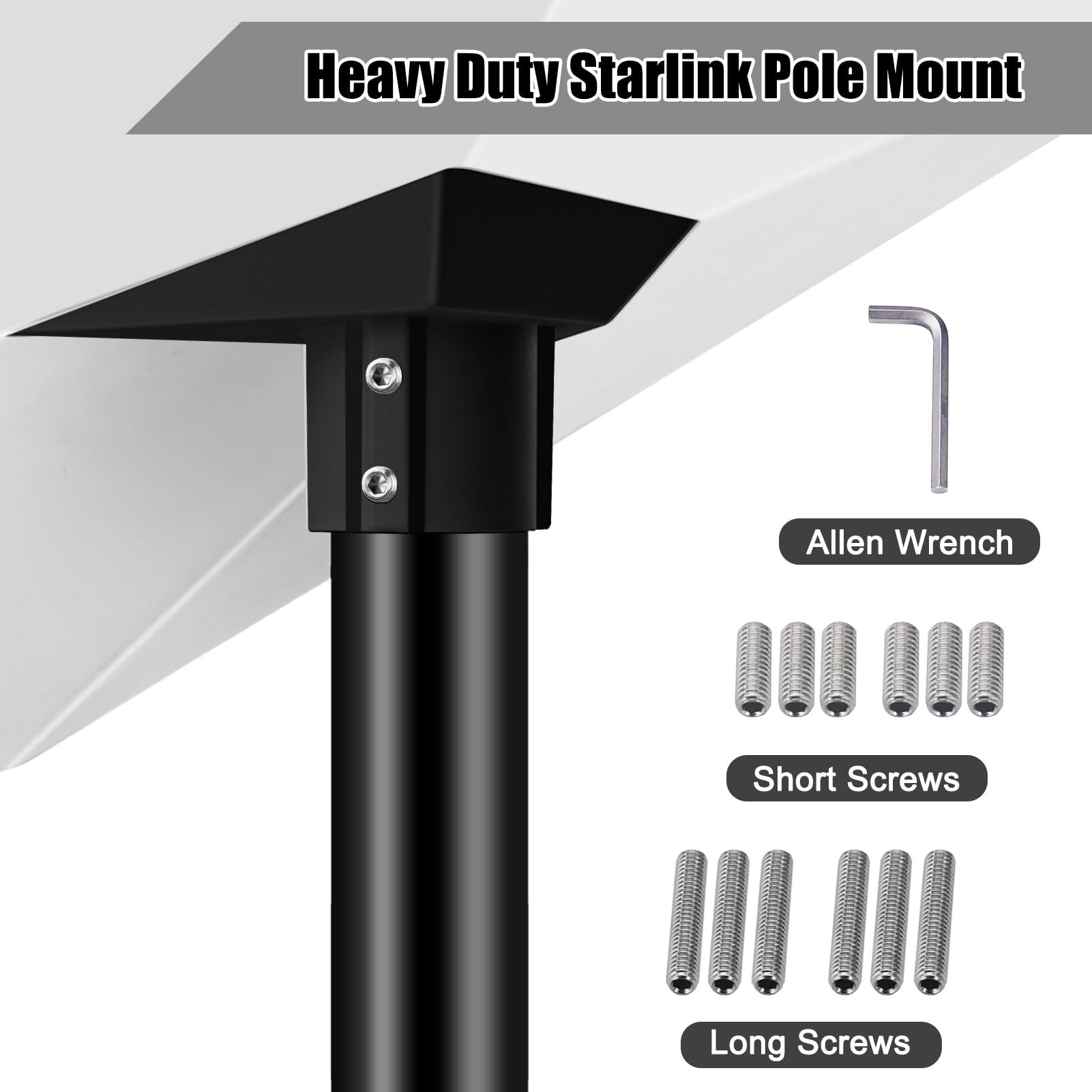 Ankey Starlink Gen 3 Tripod Stand Mount, Adjustable Heavy Duty Tripod Stand Mounting Kit With Pole Mount Compatible With Starlink Gen 3