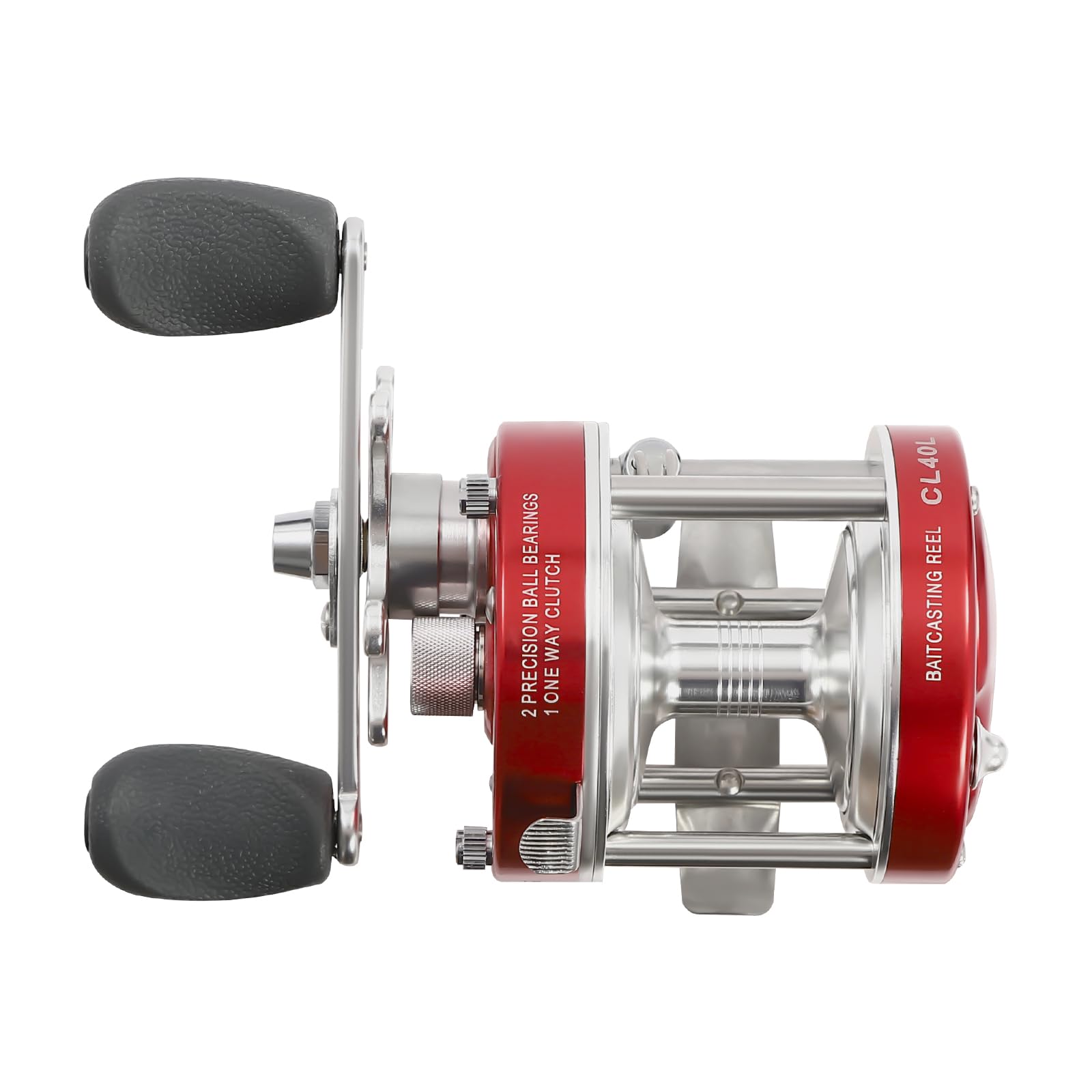 Fifizoo Round Baitcasting Reel, Reinforced Metal Body Conventional Reel For Catfish, Striper Bass, Inshore Saltwater Fishing, Deep Sea Fishing, Baitcasting Fishing Reel