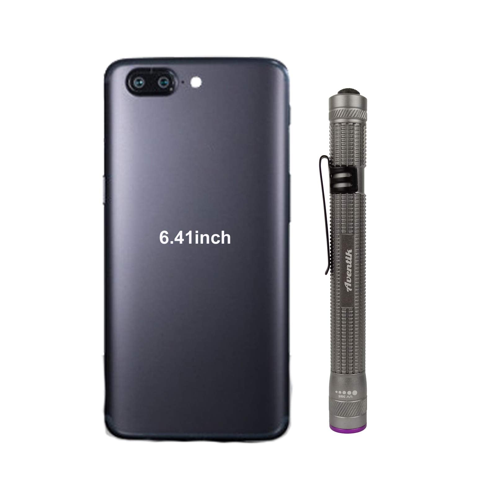 Aventik D Edison Design Power 395Nm Zoomable Pen Light (1Pc 395Nm Grey)