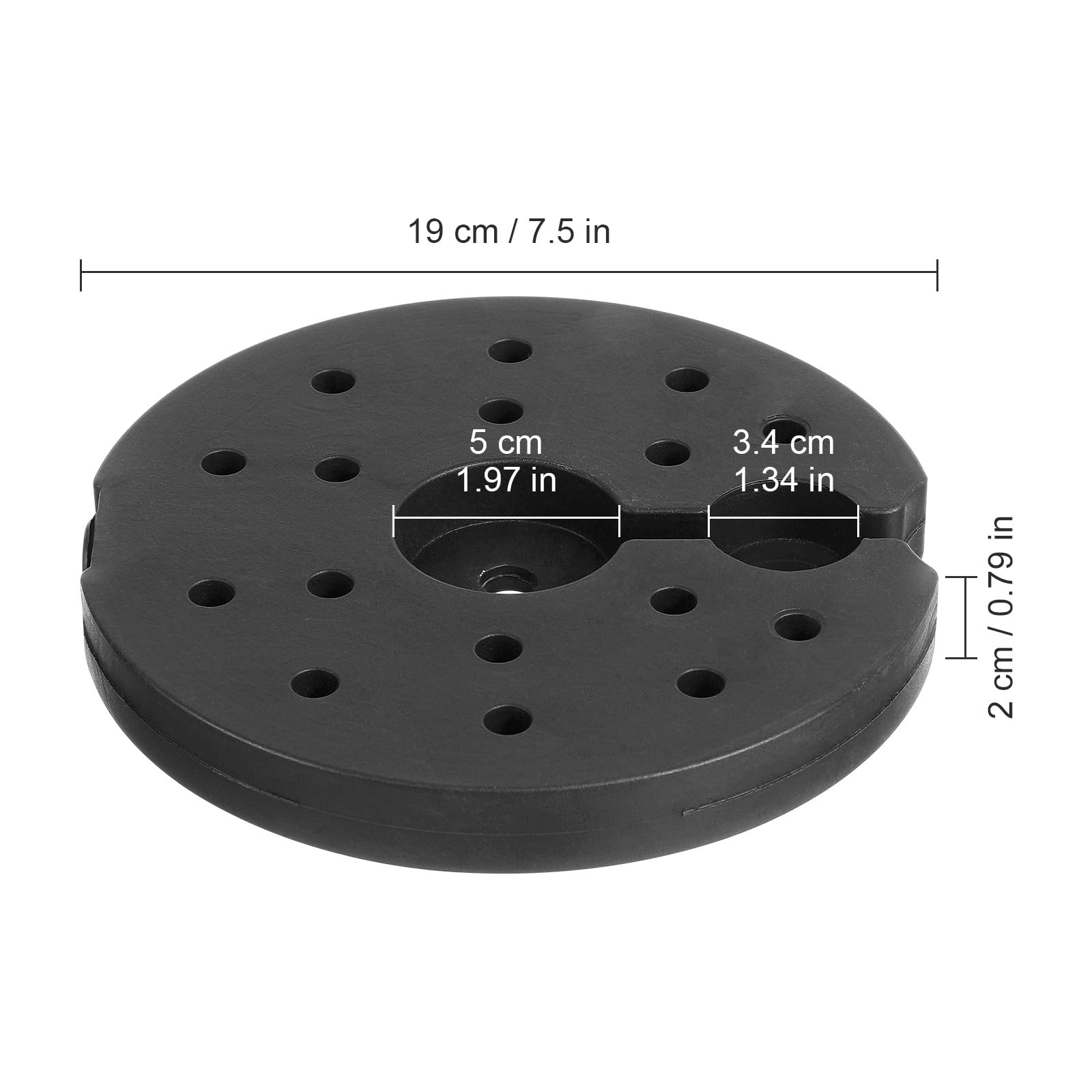 Stobaza Table Lamp Base, Weight Lamp Base Block Loader For Desktop Floor Lamp, Stand Accessory For Bedroom Living Room Home Office