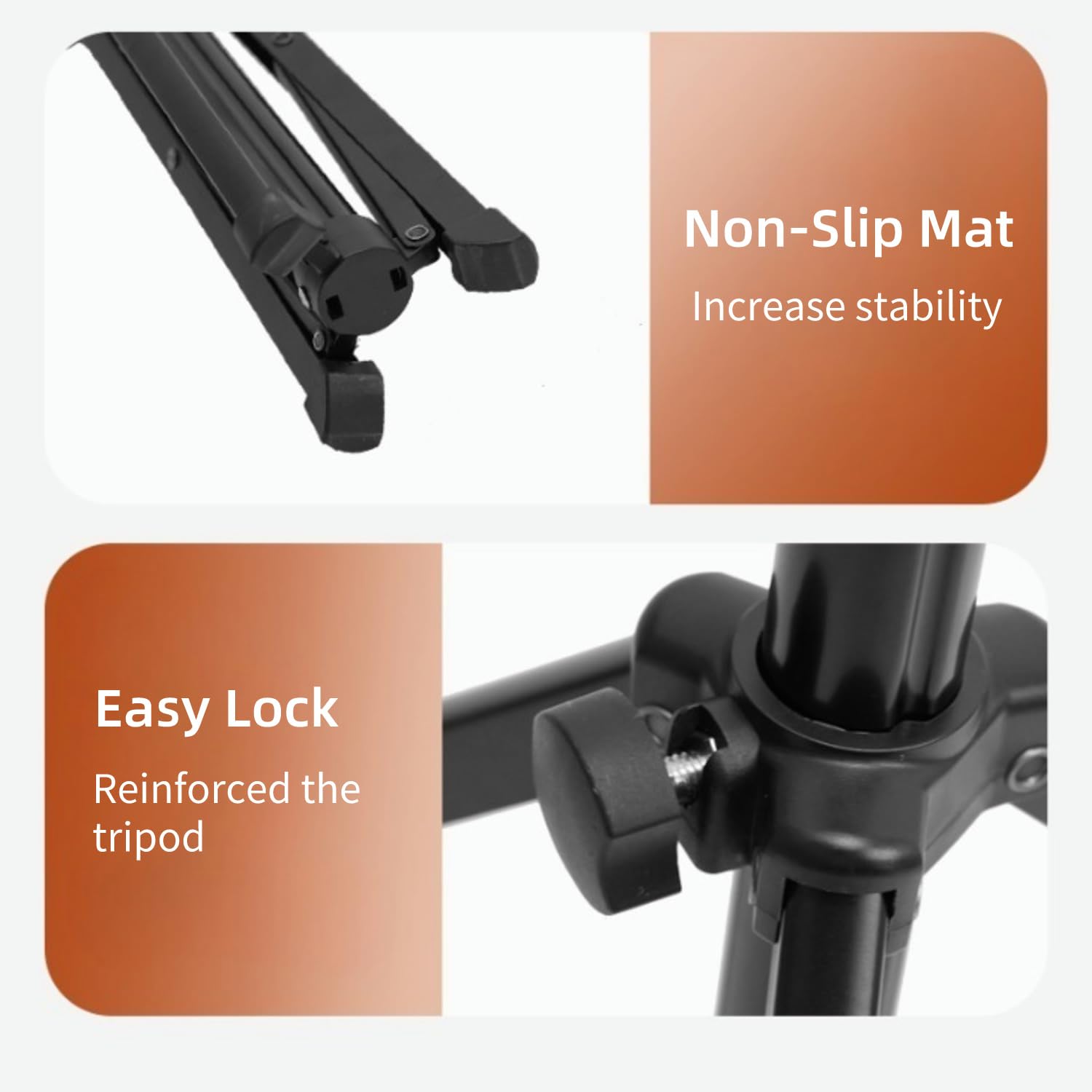 Yki Golf Tripod Stand For Recording Swing, Golf Phone Holder For Swing Training Aid, Golf Selfie Stick Tripod For Phones And Action Cameras