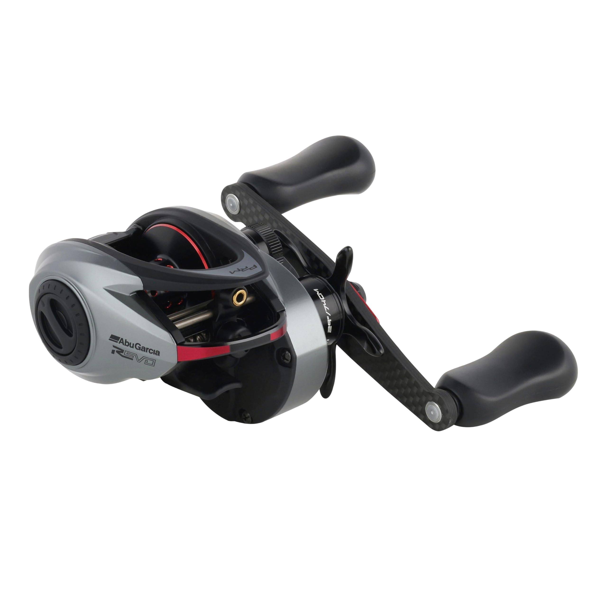 Abu Garcia Revo Premier Low Profile Reel, Reliable Freshwater Fishing Reel, Compact A-Symmetric Body With Gullwing Sideplate Design, Durable X2-Craftic Alloy Frame