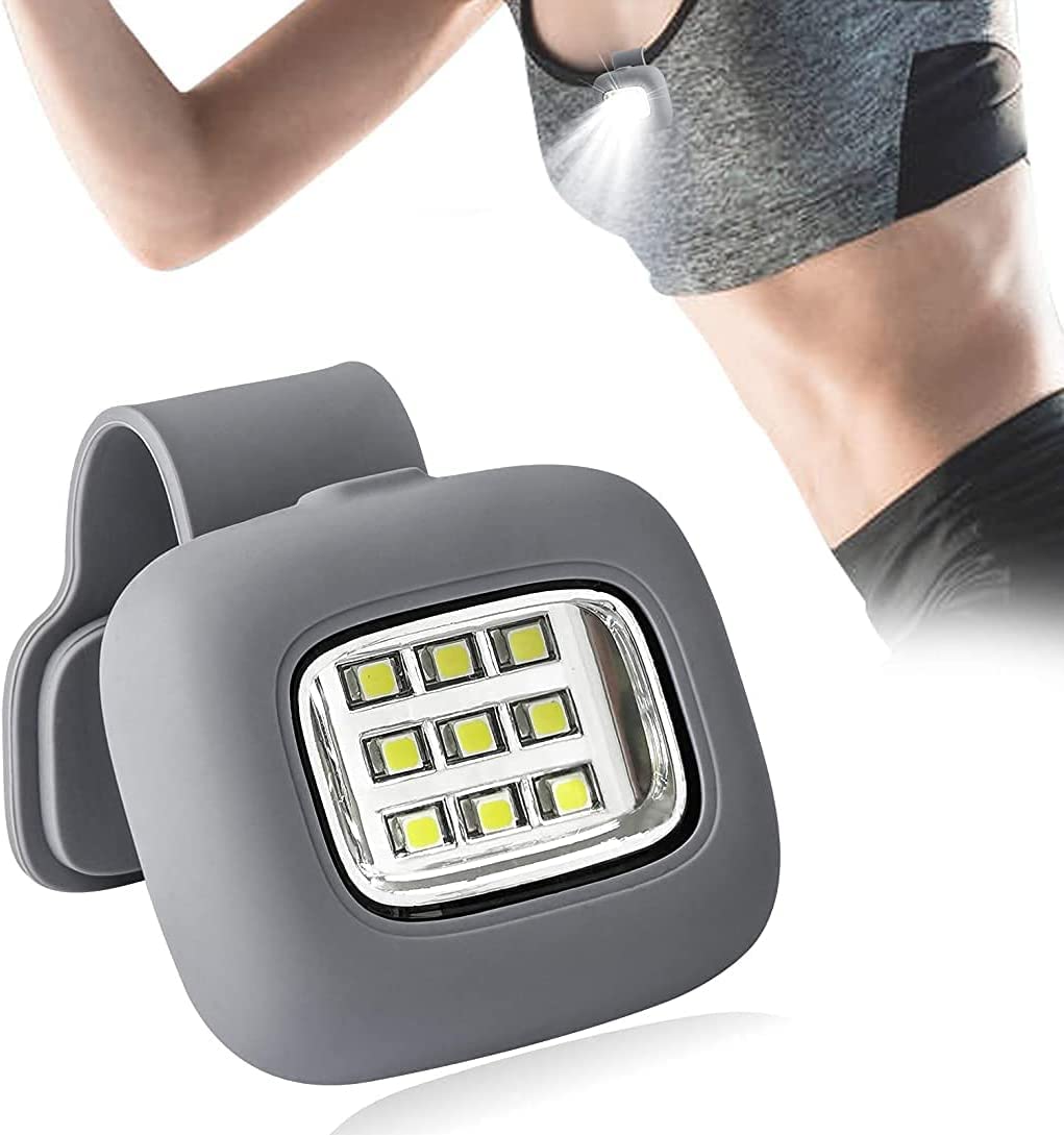 Aiolekup Rechargeable Led Safety Lights - Waterproof Hands- Running Lights With 5 Modes For Night Jogging, Hiking, Camping  Compact Warning Flashlight For Outdoor Adventures (1-Pack)