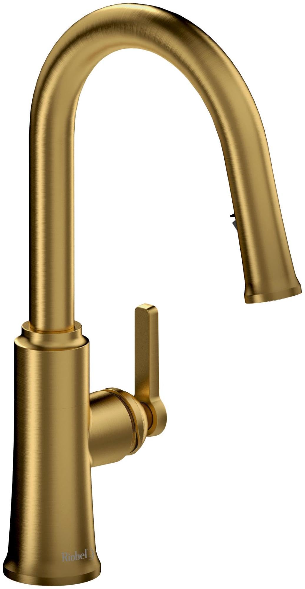 Riobel Ttrd101Bg - Trattoria Kitchen Faucet With Spray, Brushed Gold (Pvd)