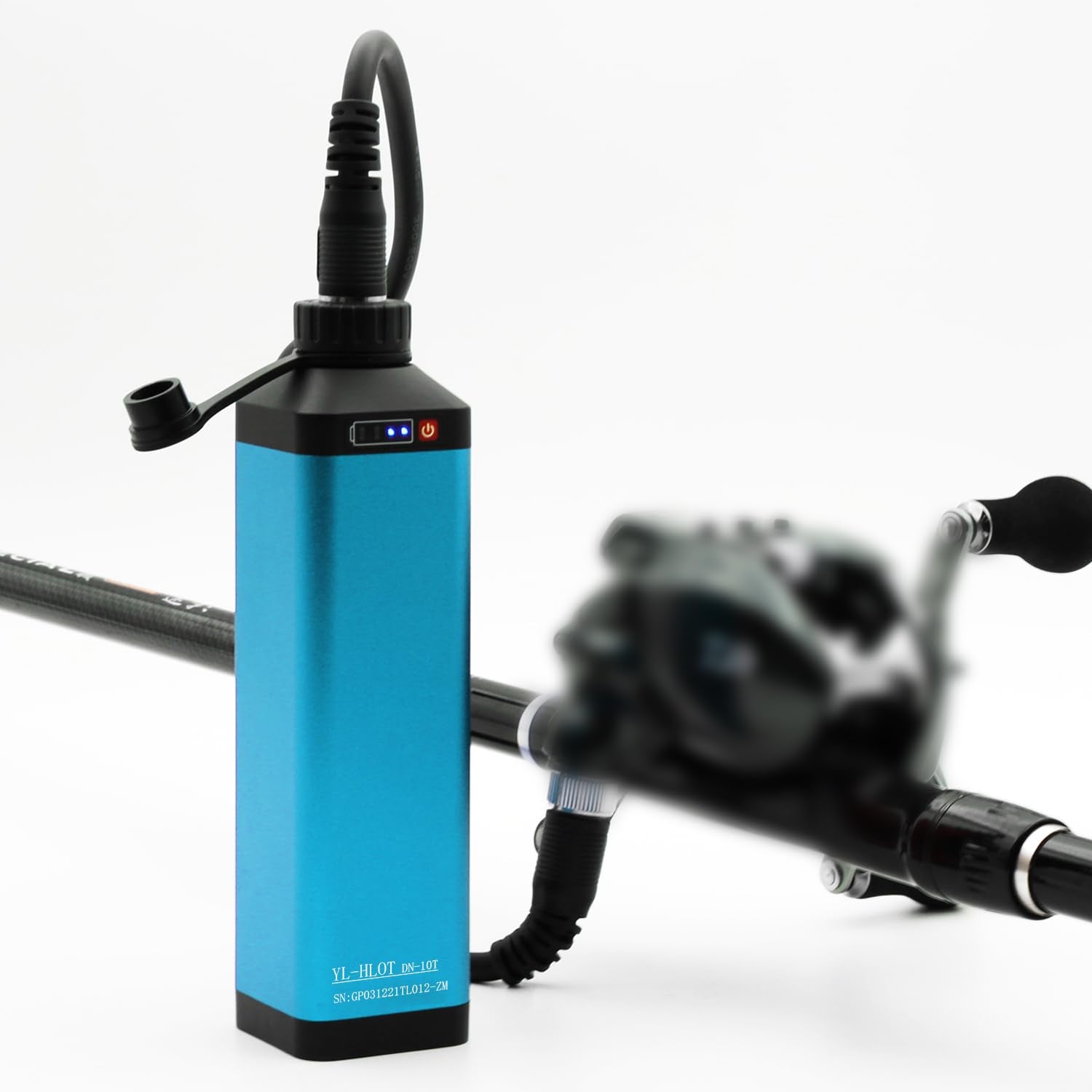 Yl-Hlot Super Mini 14.8V 10000 Mah Electric Reel Battery. Aluminum Alloy Rustproof Case. Compatible With Daiwa & Shimano Electric Fishing Rreels. High Performance And Reliable Power Supply