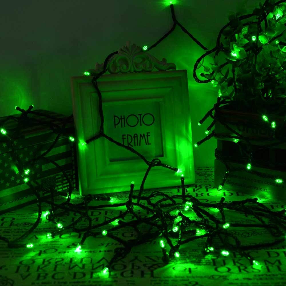 Toodour Solar Christmas Lights, 72Ft 200 Led 8 Modes Green Christmas String Lights, Waterproof Solar Lights String For Garden, Patio, Fence, Holiday, Party, Balcony, Outdoor Christmas Decorations