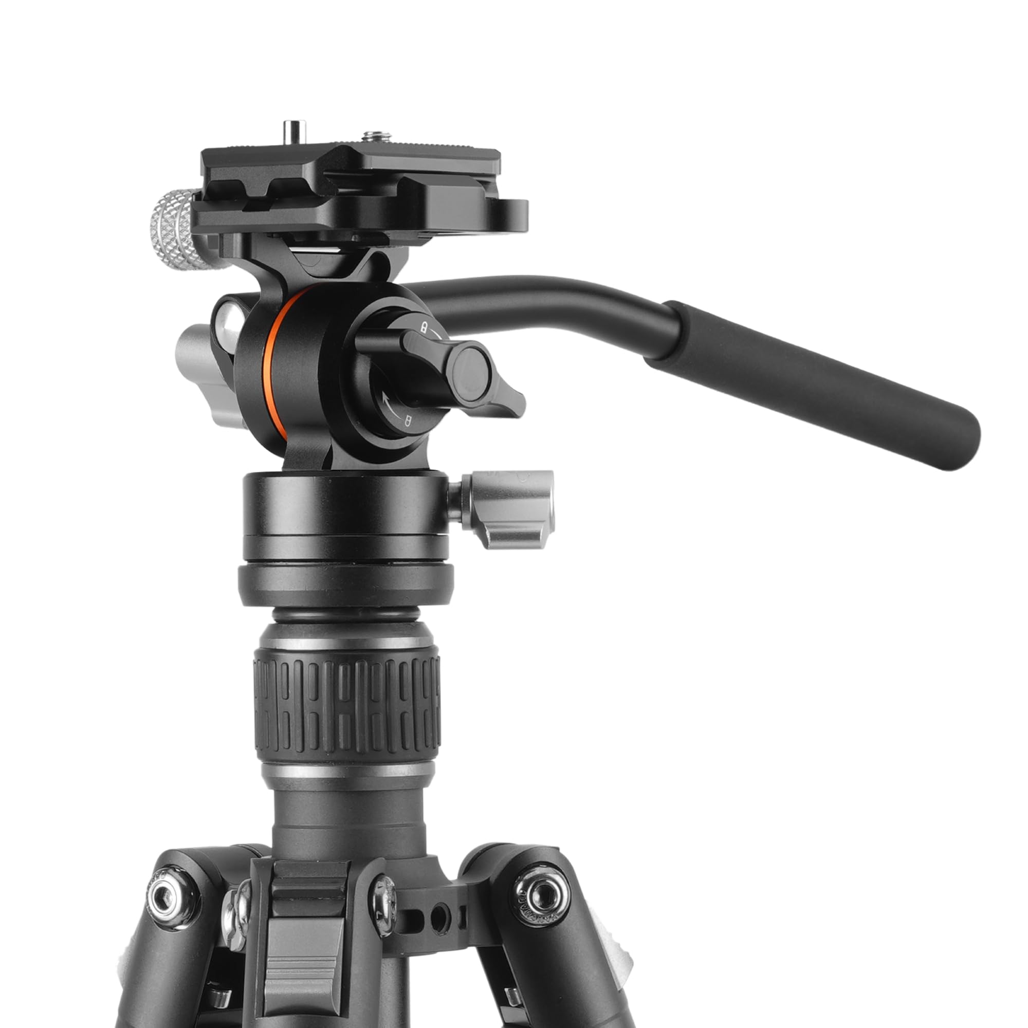 Vanguard Vesta Go 264Av12 Aluminum Travel Tripod With Ultra-Compact Veo Pv-12 Counterbalancing Spring Assist Video Head