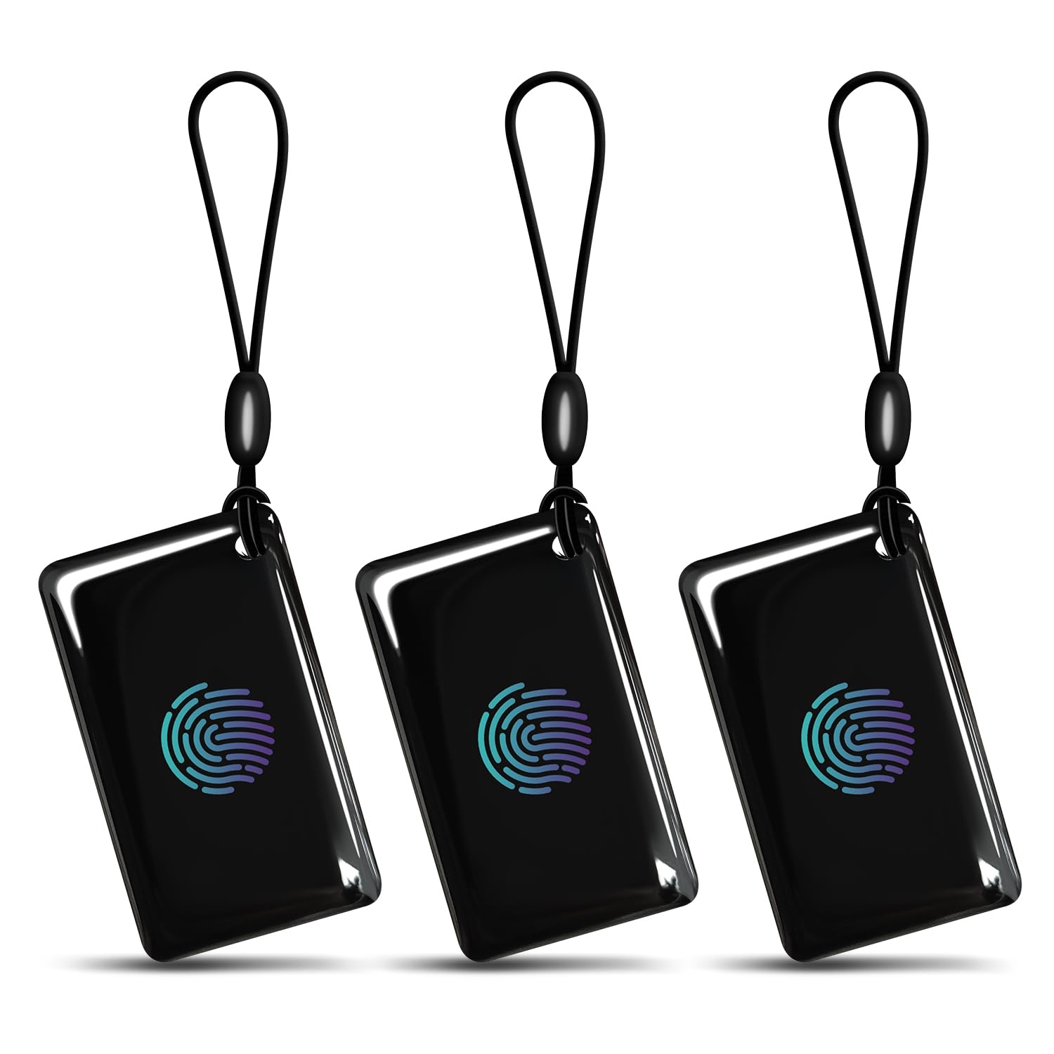 Msr X6 Ic Card-3 Pcs For Smart Lock,Smart Ic Cards For Ttlock App & Tuya App,13.56Mhz Rfid Cards Key Fobs For Keyless Door Locks(Black)