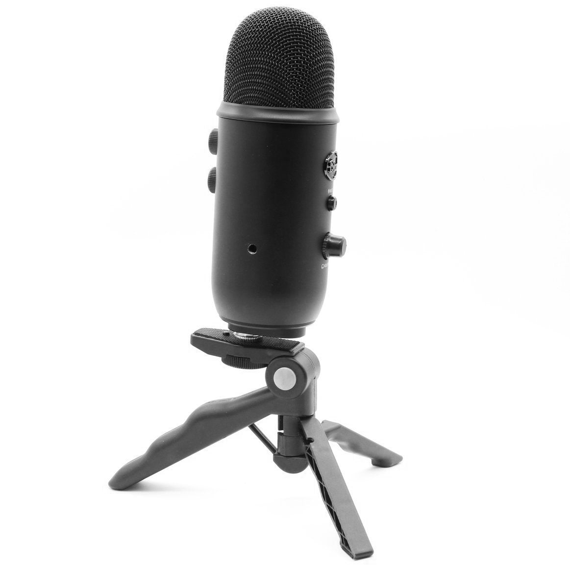Camdesign Mini Tripod Tabletop Stand W/Soft Pistol Grip Compatible With Blue Yeti