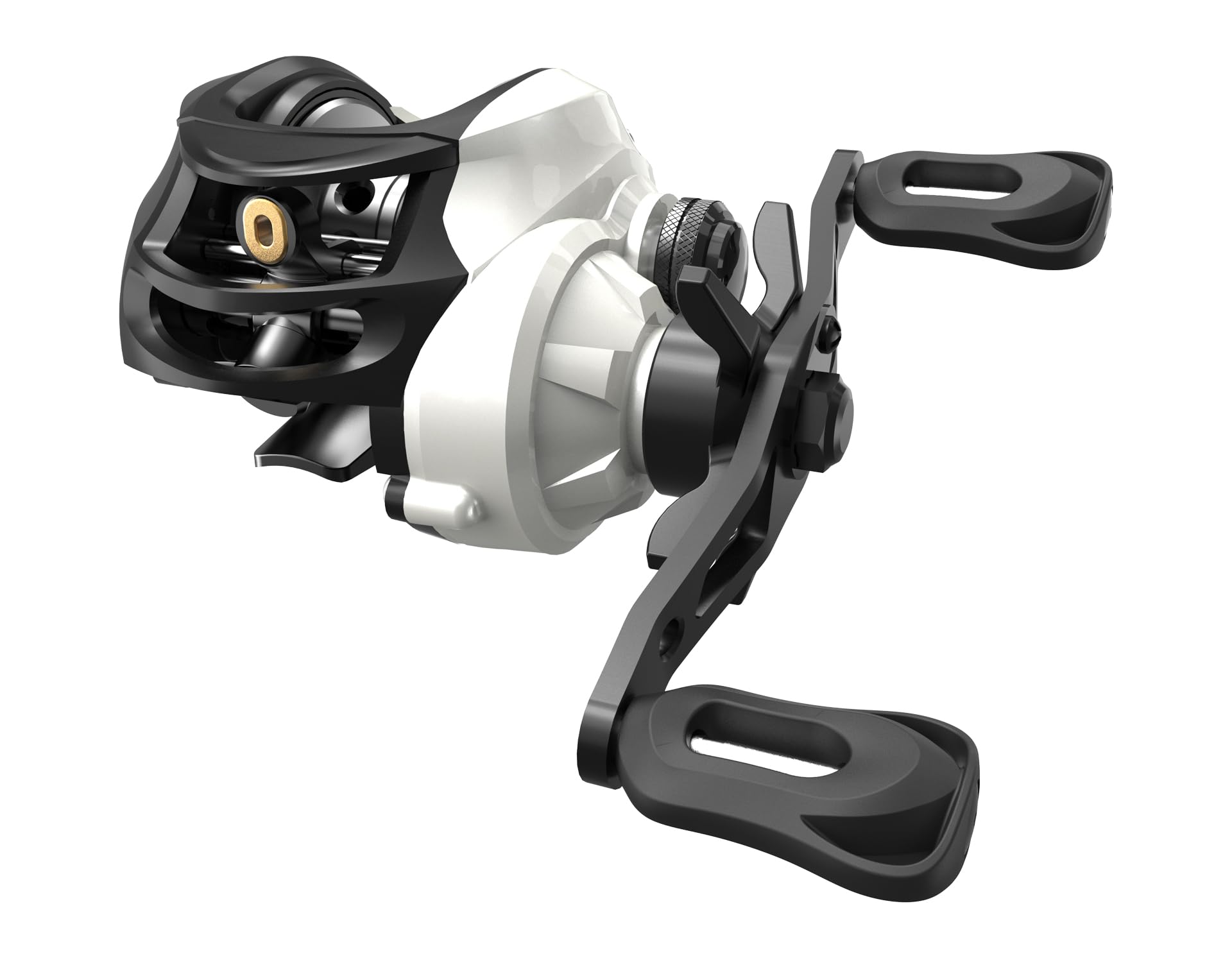 Fishdrops Luna Baitcasting Reels Lightweight & Smooth Design, 12.12 Lb Max Drag, Classic Gear Ratio 6.3:1 Low Profile Bait Caster, Anti-Corrosion Baitcasting Fishing Reels