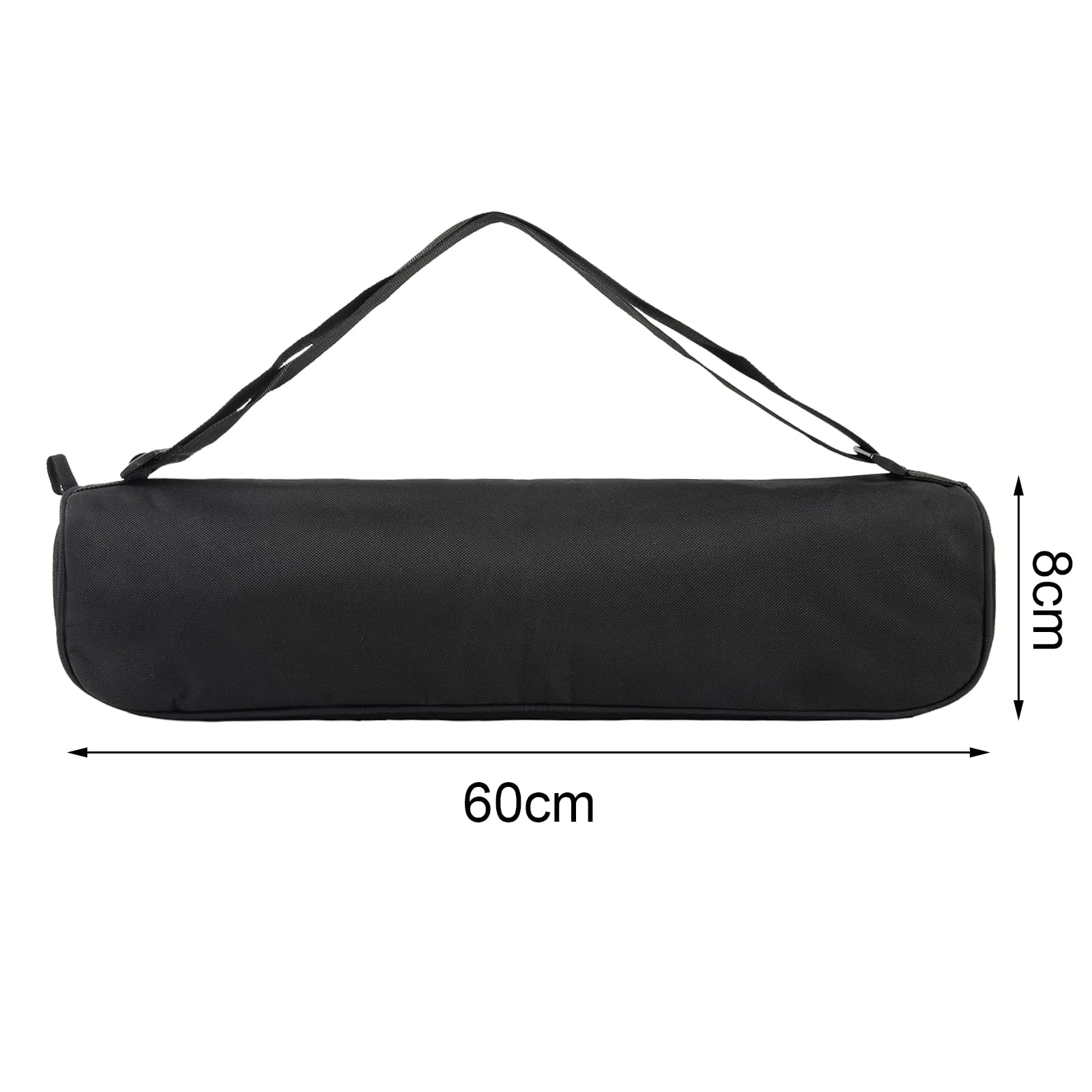 Aneetafan Tripod Carrying Case Bag With Shoulder Straps - 17 Inch Durable With Padded, Black Portable Folding Camera Tripod Photography Carry Bag Lights Microphone Stands Bag