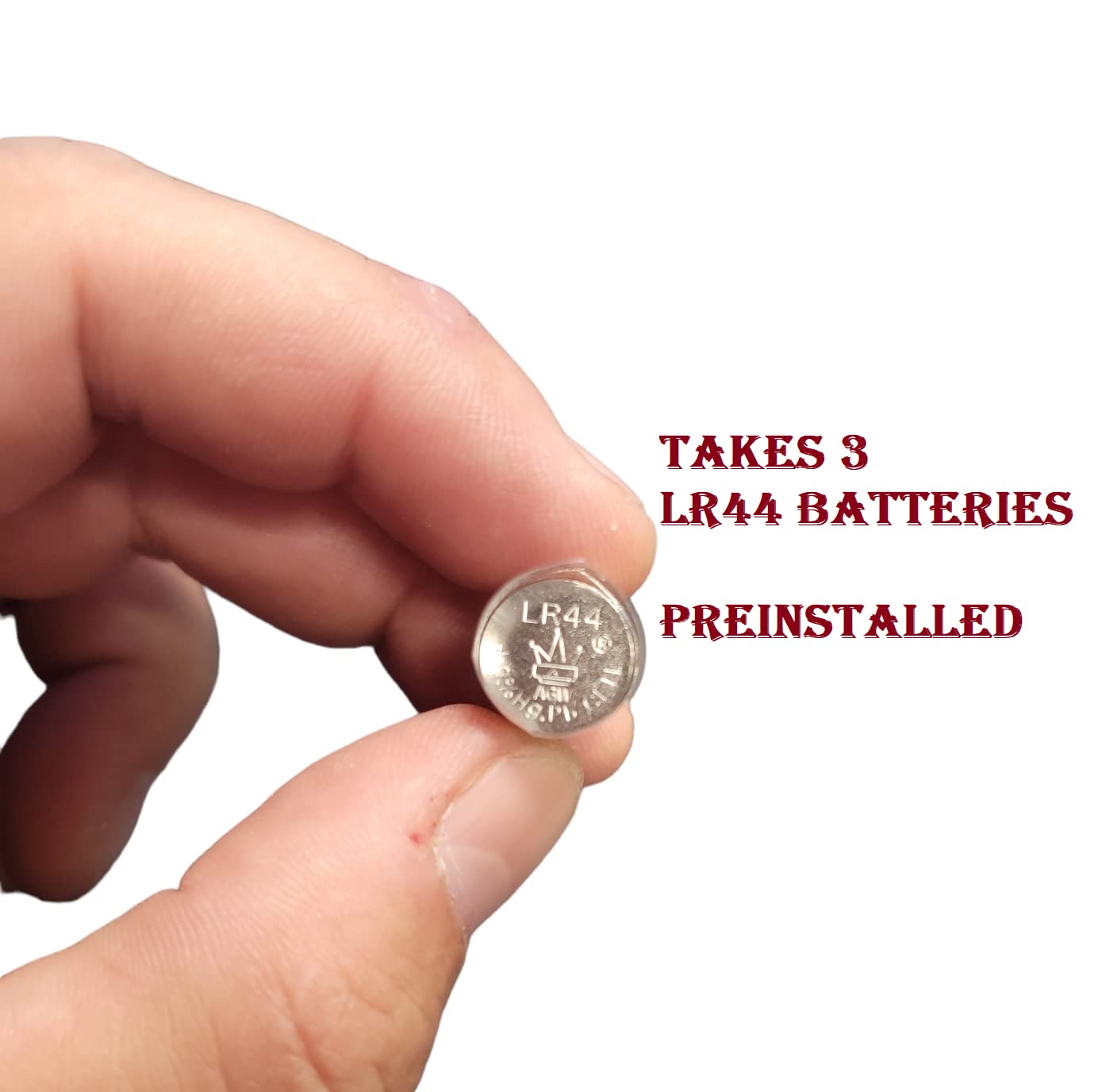 Zugar Land 2.5" Flashlight Keychain (8 Pack) 5 Led Lights Bright Flash Light. Great Party Favor. Batteries Installed. (8)