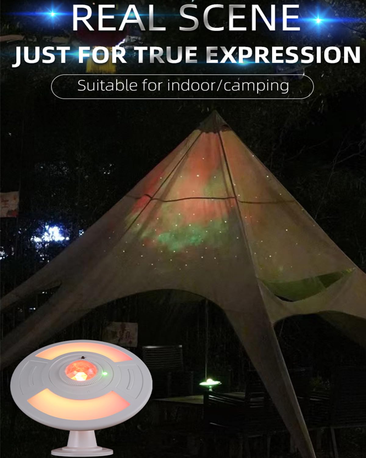 Haaray Star Projector, Galaxy Projector With Remote And Timer, 5 Adjustable Brightness, Rgb Color Changing Night Light For Kids Teen Girls Boys Adults Party Ceiling Room Decor