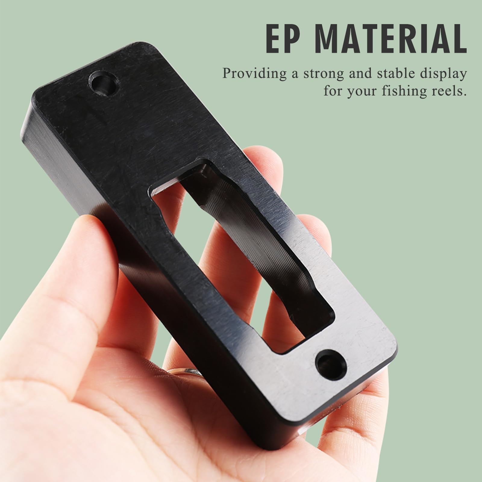 Agloo 2 Pcs Wall Mount Fishing Reel Rack - Spinning Reel Display Stand Holder, For Organizing Your Fishing Gear