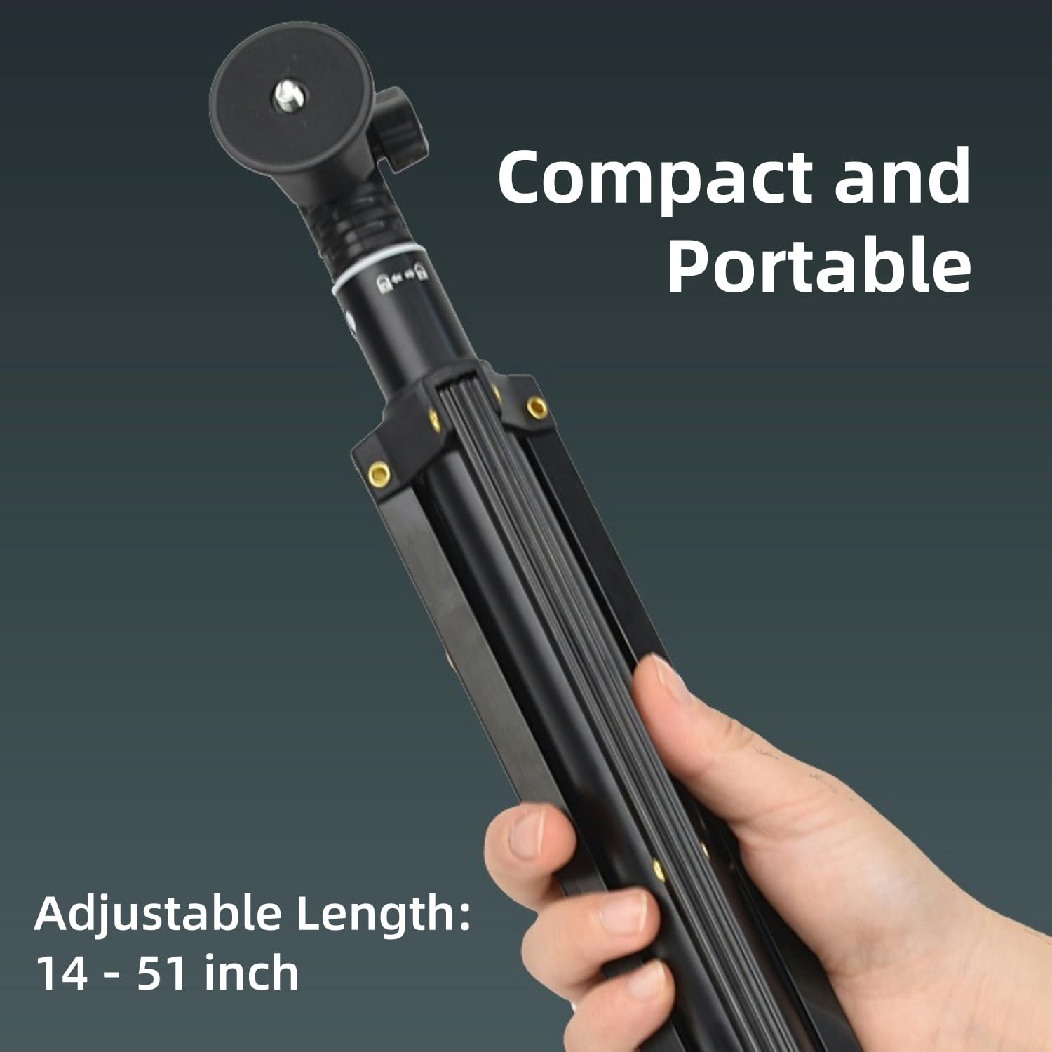 Yki Golf Tripod For Recording Golf Swing, Golf Swing Analyzer Phone Holder, Golf Selfie Stick For Swing Training Aid, Golf Tripod Stand For Smartphone & Camera