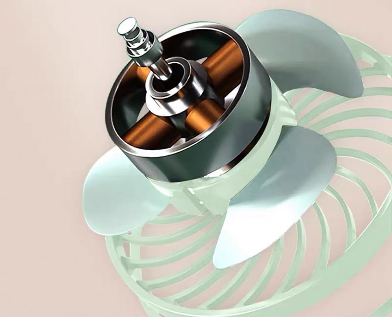 Pack Of 2X Portable Handheld Fan Led Portable Fan Hand Fan Rechargeable Light Up Tech Mini Hand-Held