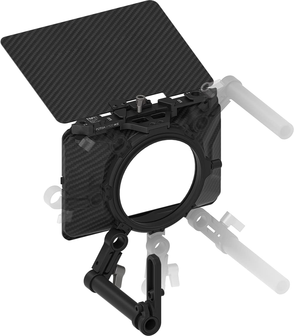 Fotga Compact 15Mm Rail Follow Focus + Mini Matte Box For Z8 Z9 A7Riii A7Rv R5 R8 Zfc S5 Ii Dslr Mirrorless Cinema Video Camera Making Video Filmmaking