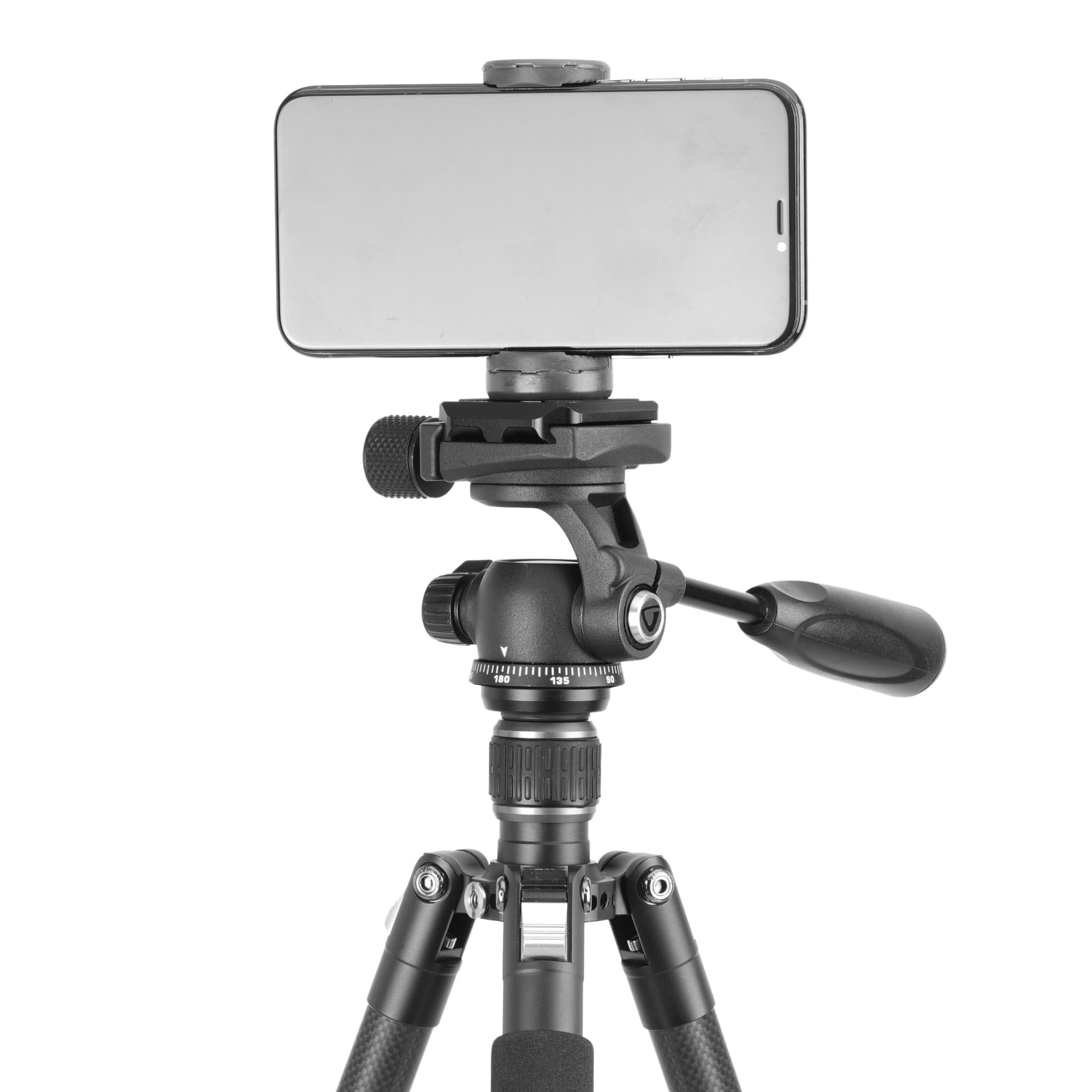 Vanguard Vesta Go 204Cp Compact And Lightweight Carbon Fiber Travel Tripod With Veo Ph-24 2-Way Panhead