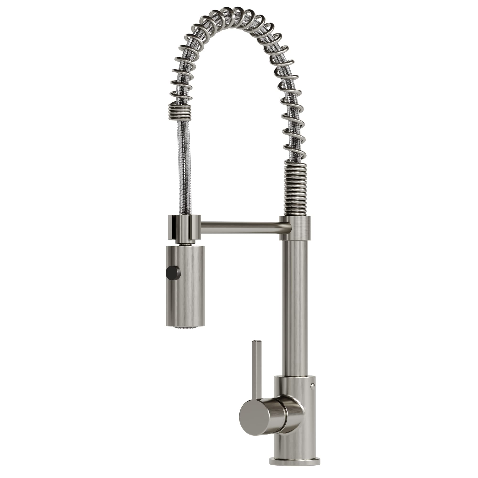 Dowell Kitchen & Bath Dowell Kitchen Faucet Stainless Steel Kitchen Faucet Premium Quality High Arc Single Handle Solid Brass Construction Ada Compliant-8002 006 02
