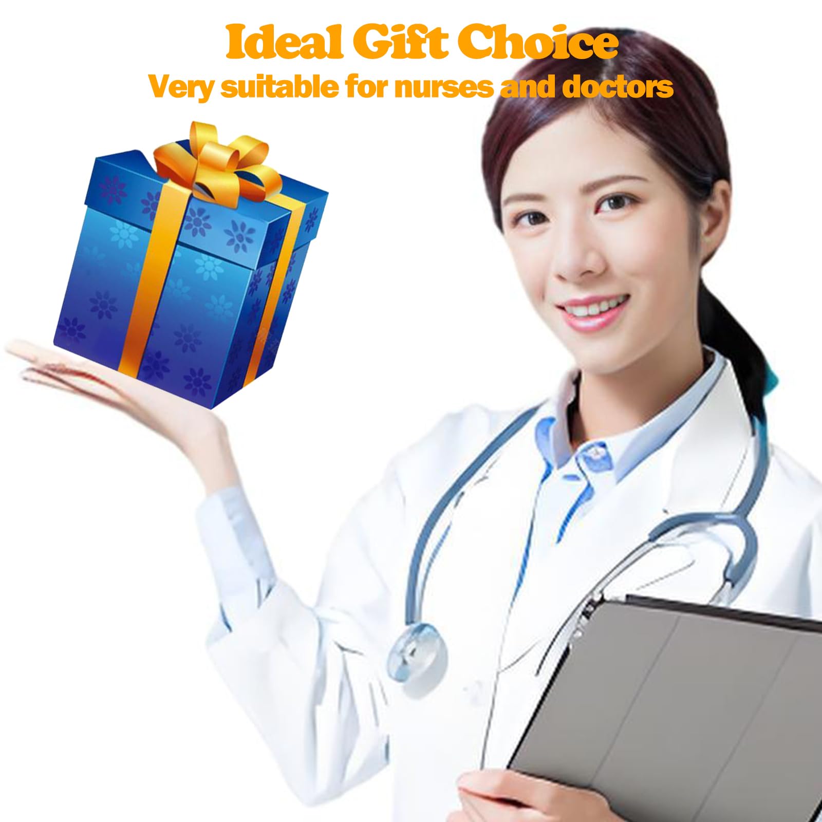 Klumuke Badge Lights For Nurses Set, Mini Led Keychain Flashlights & Permanent Marker Pens, Nurse Light Set 12 Lumen Battery Operated, Badge Reel Pen Light For Nurses Doctor (12Pcs)